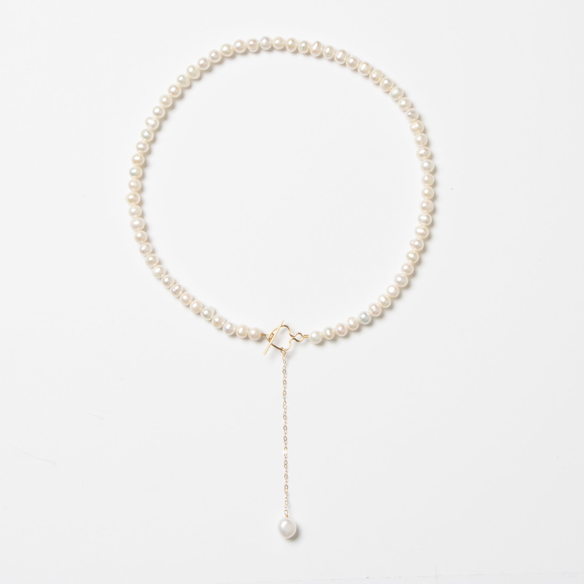 Yvonne Necklace - Pearls & Gold