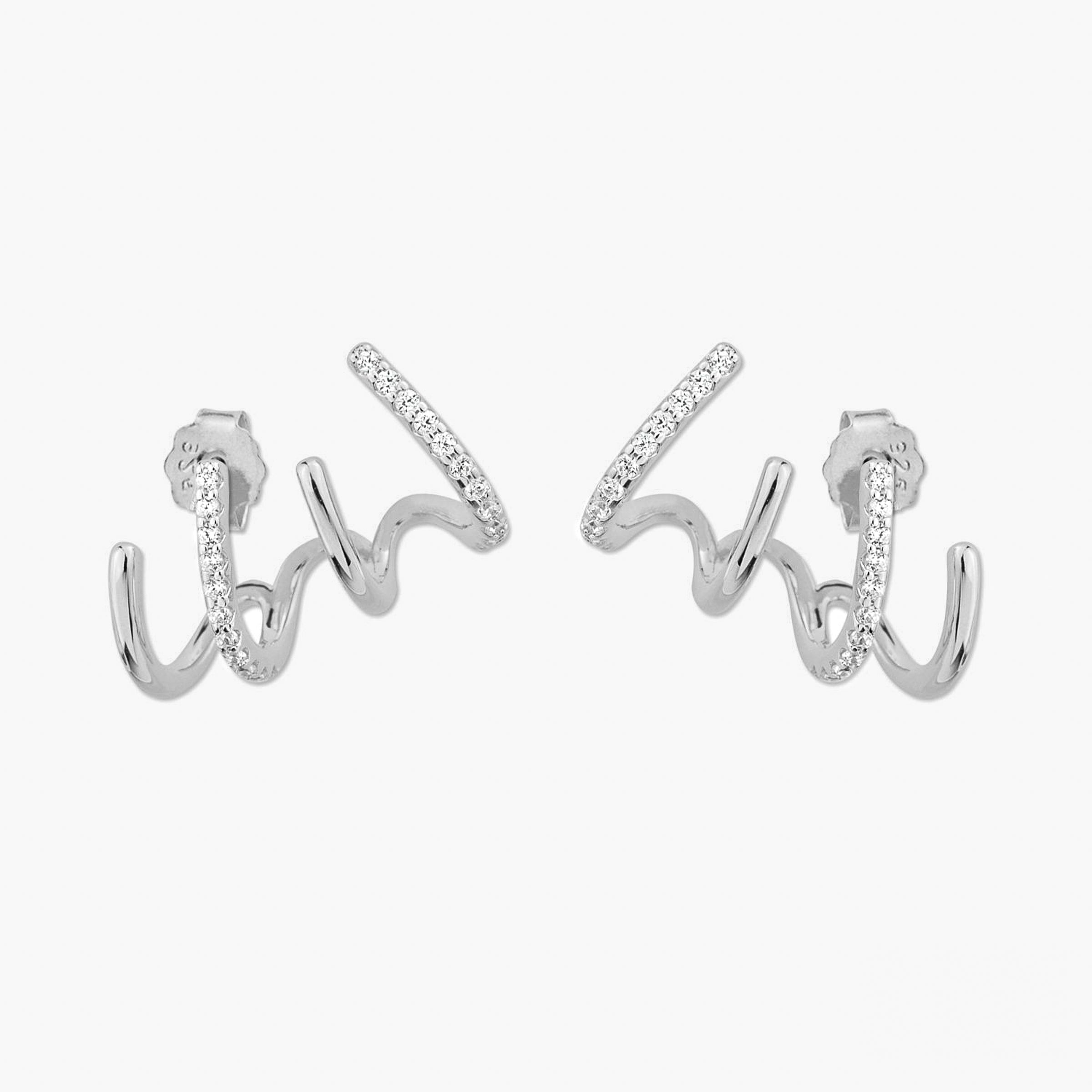 Niko Earrings - Silver