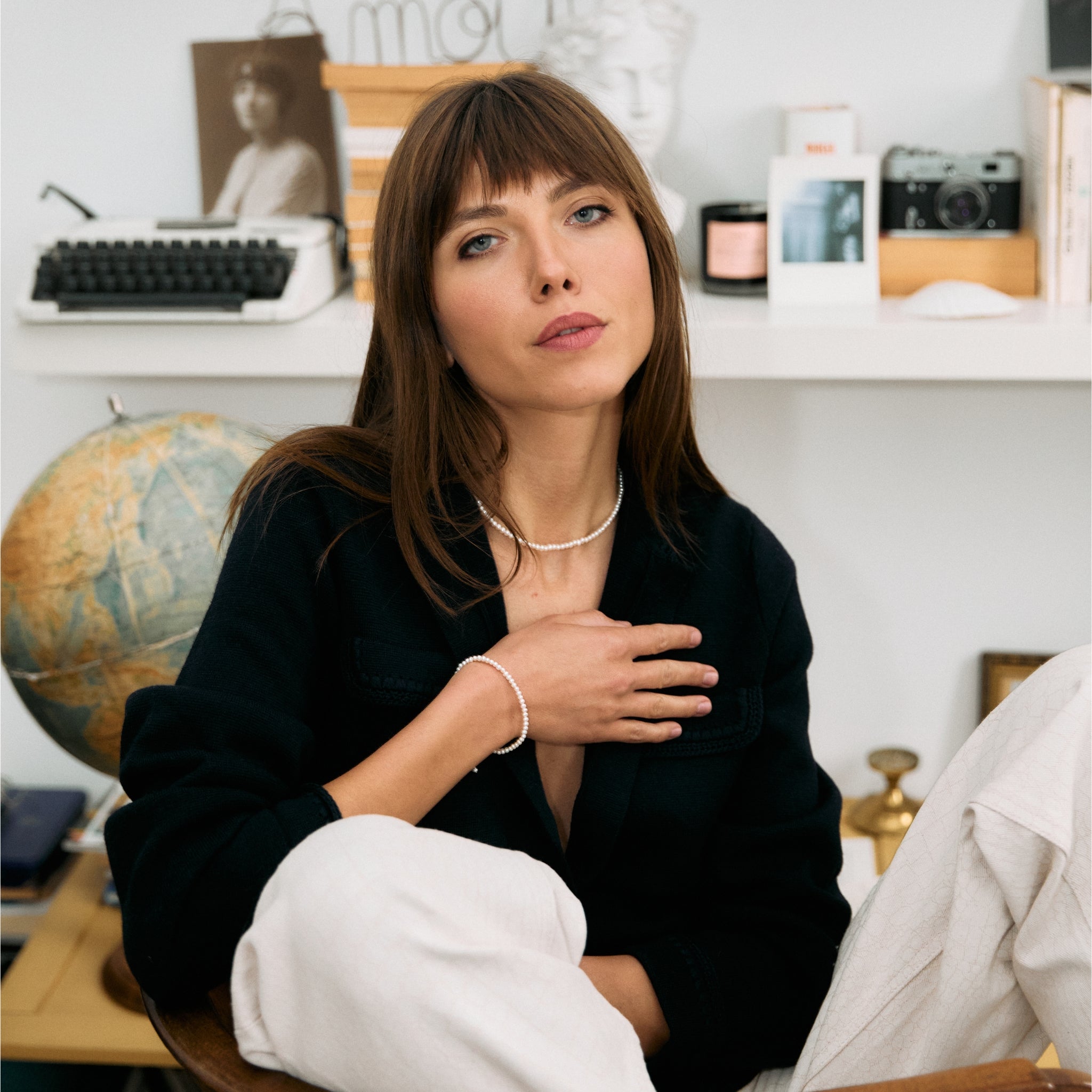 Taro Necklace - Pearls & Gold