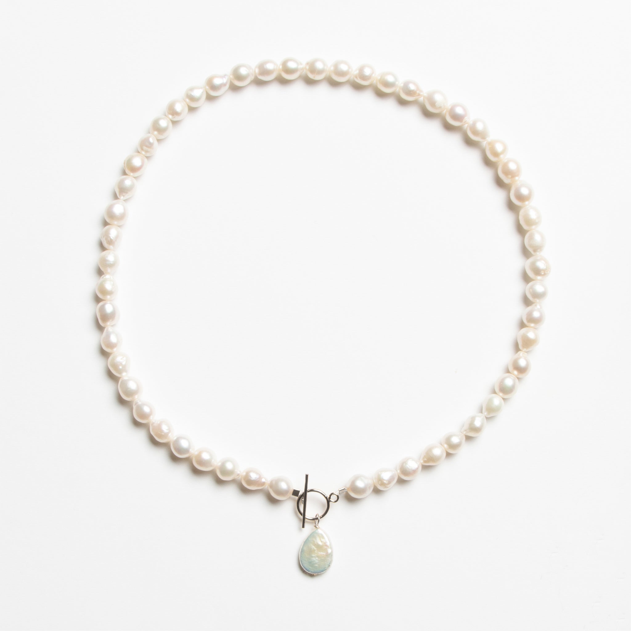 Jean Necklace - Pearls & Silver