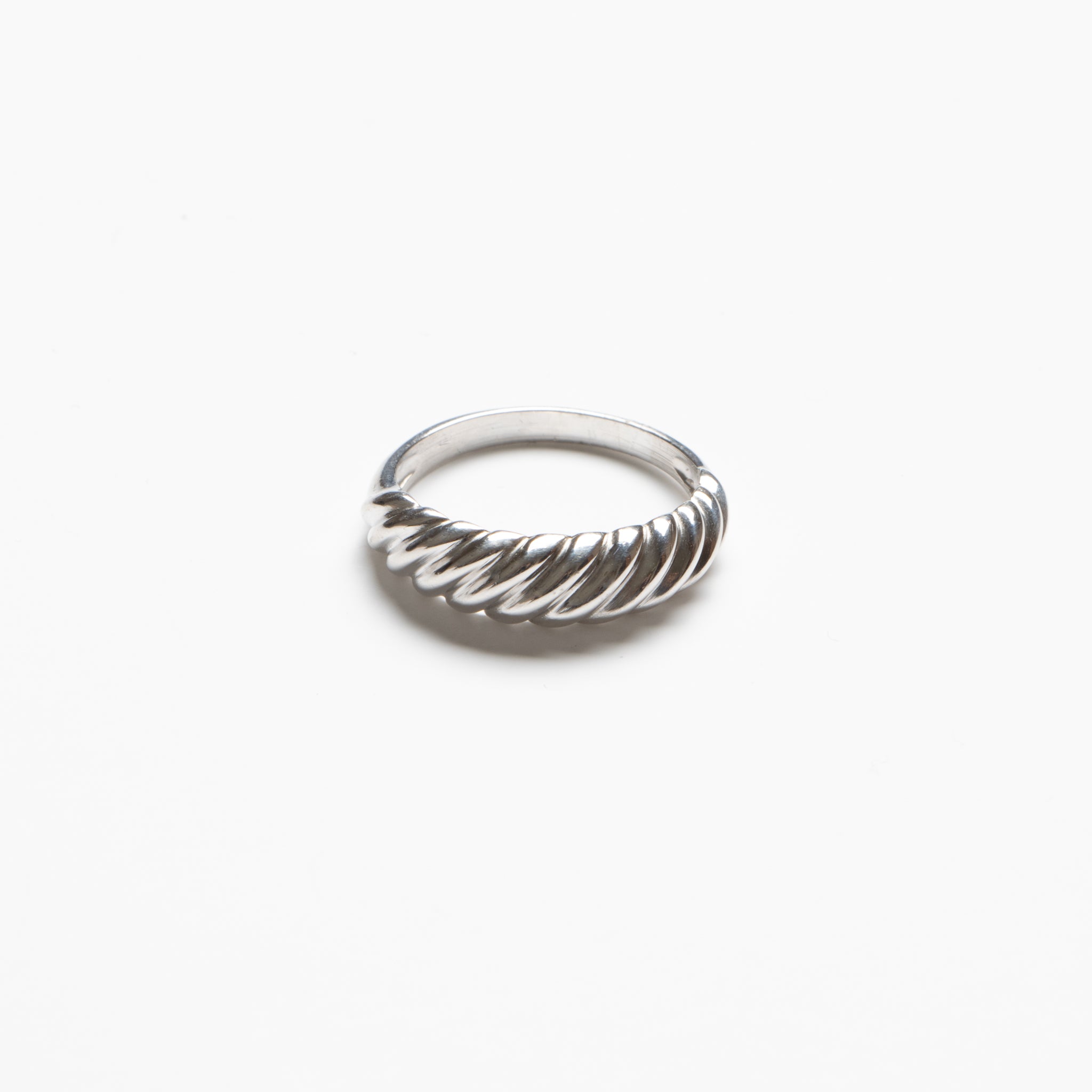 Croissant Ring - Silver