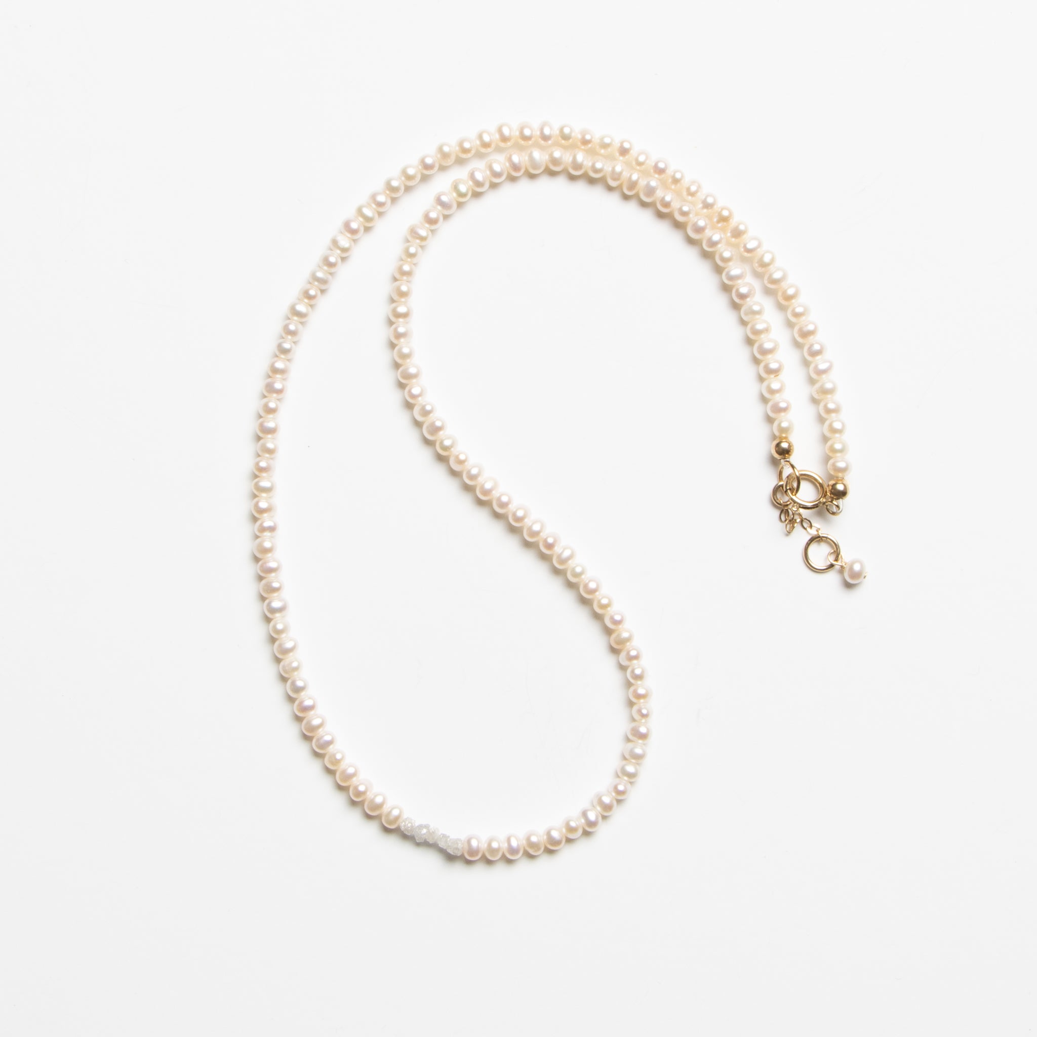Sayuri Necklace - White Diamonds
