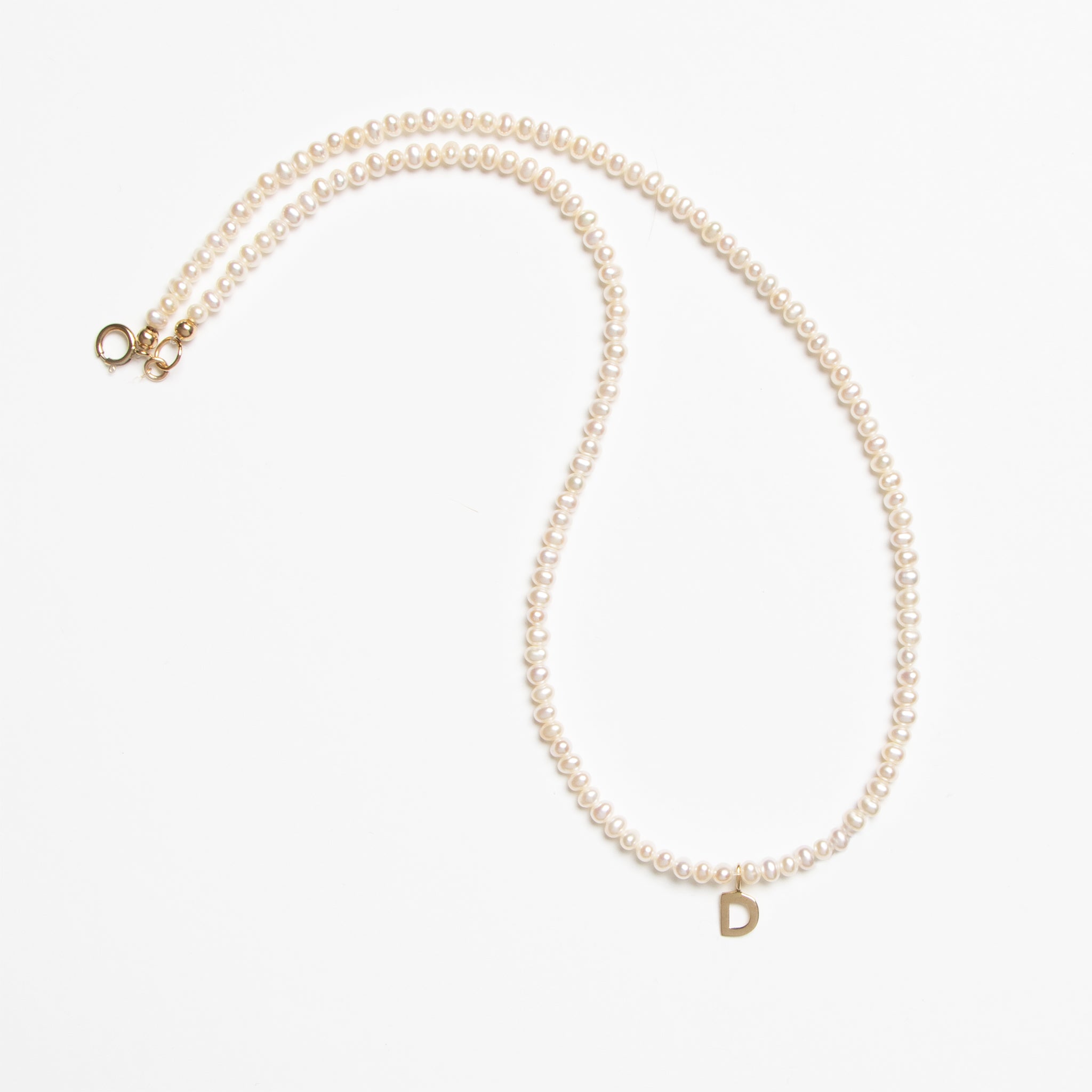 Initials Necklace- 14K Gold