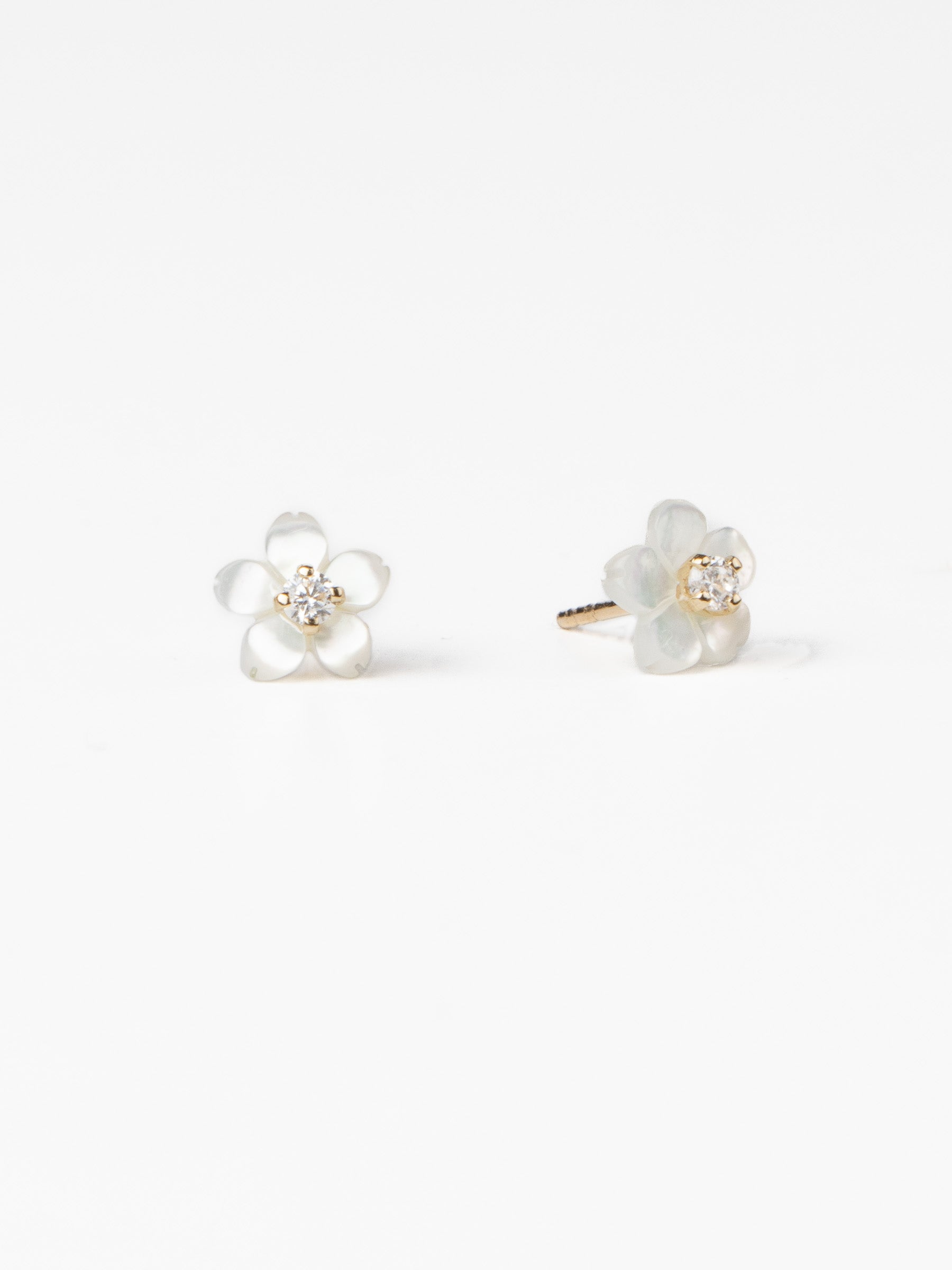 Sakura Earrings - 14K Gold
