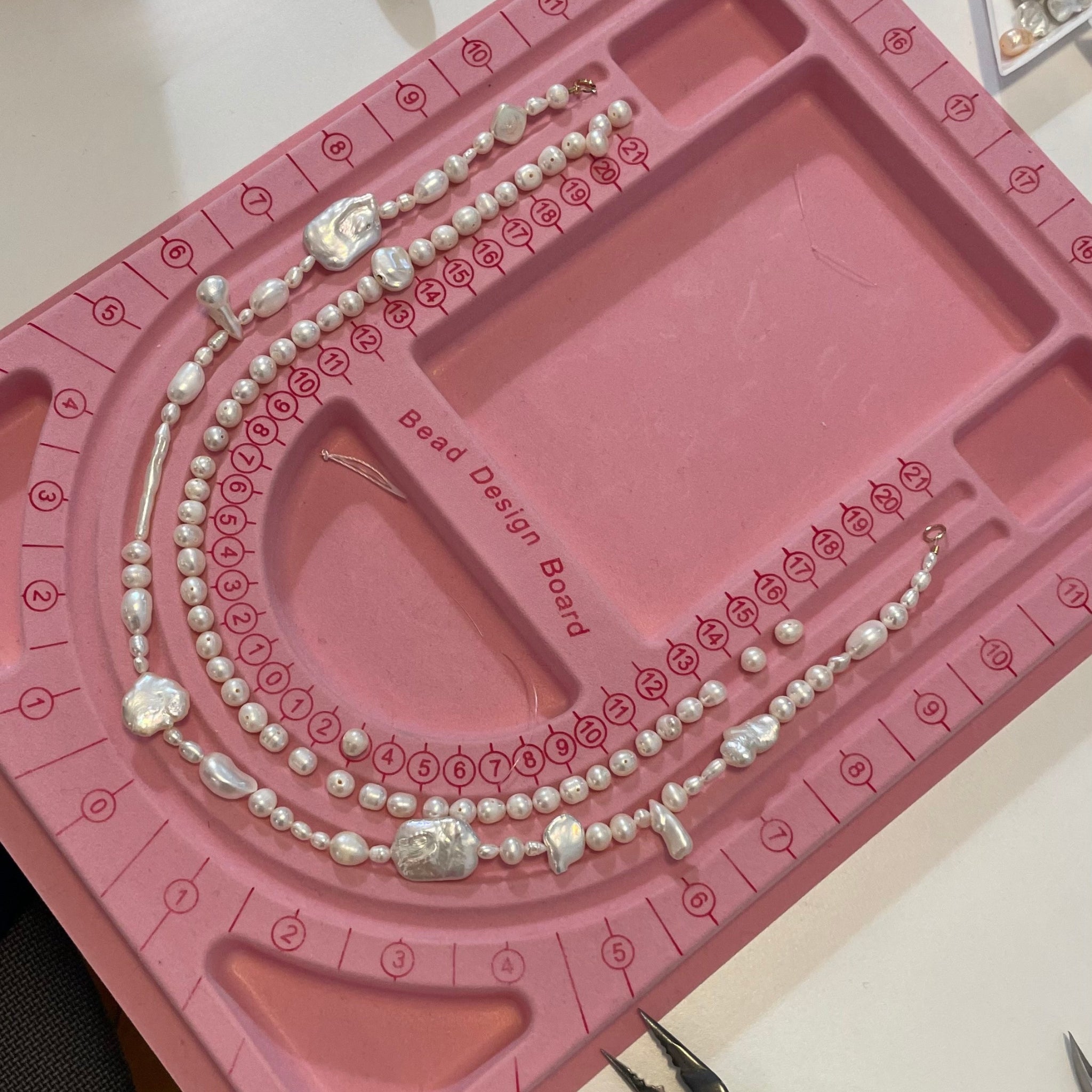 Jewelry creation workshop - Pearl Necklace