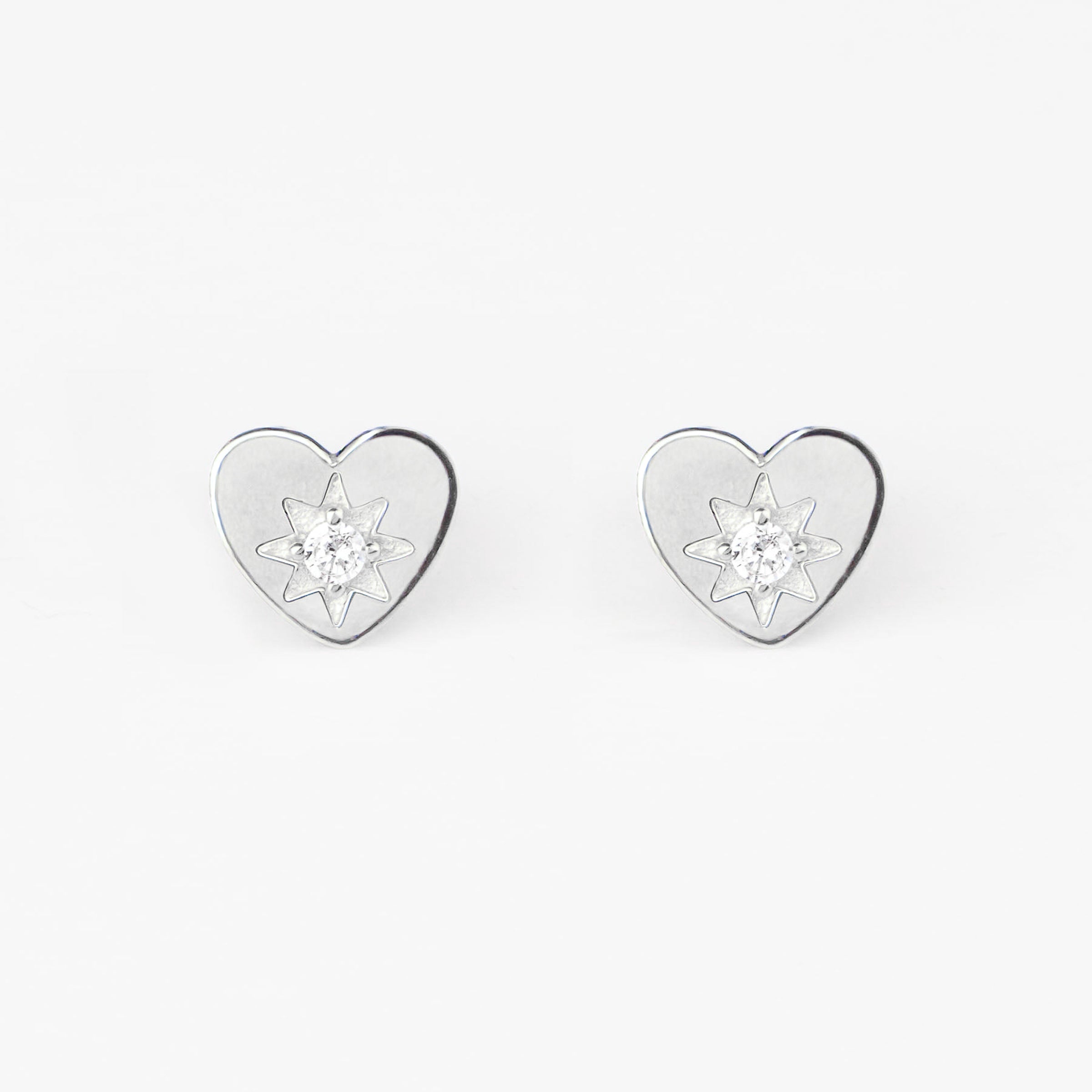 Amour Earrings - Silver