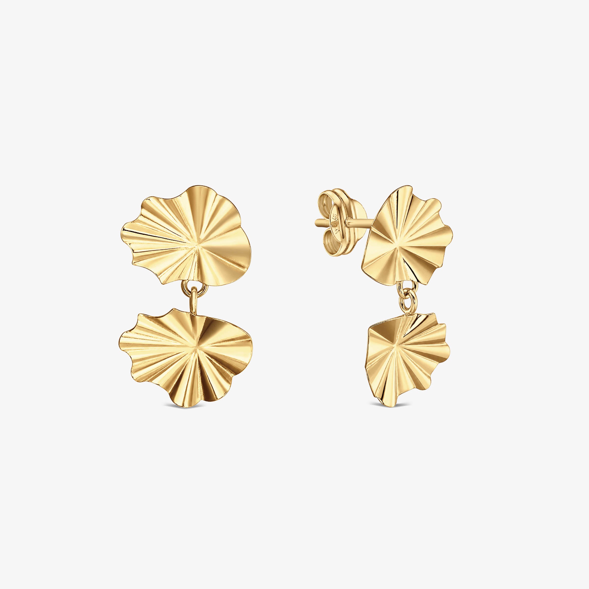 Cercei Stud „Leya” din Aur 14K