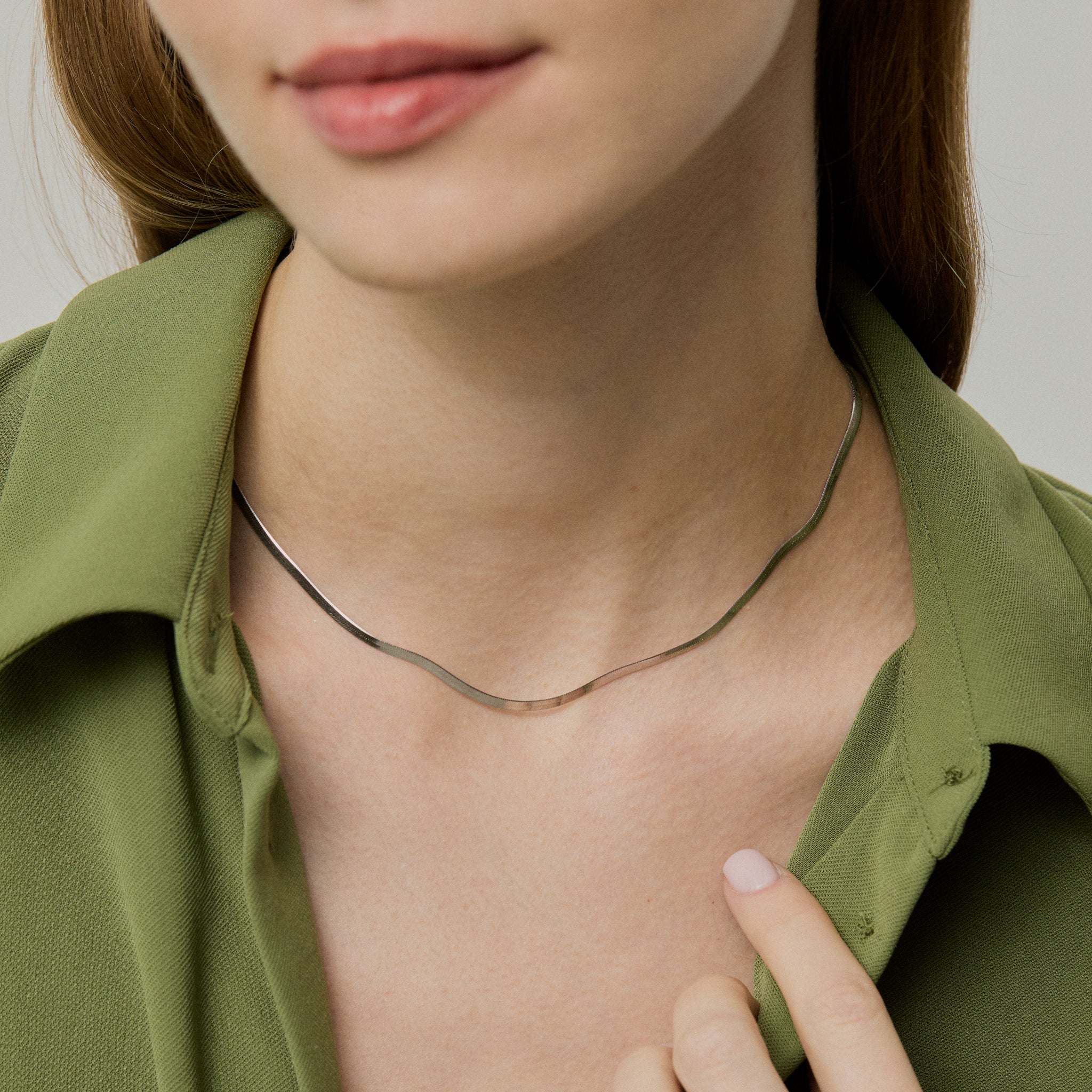 Atelier Devi Lant din argint snake