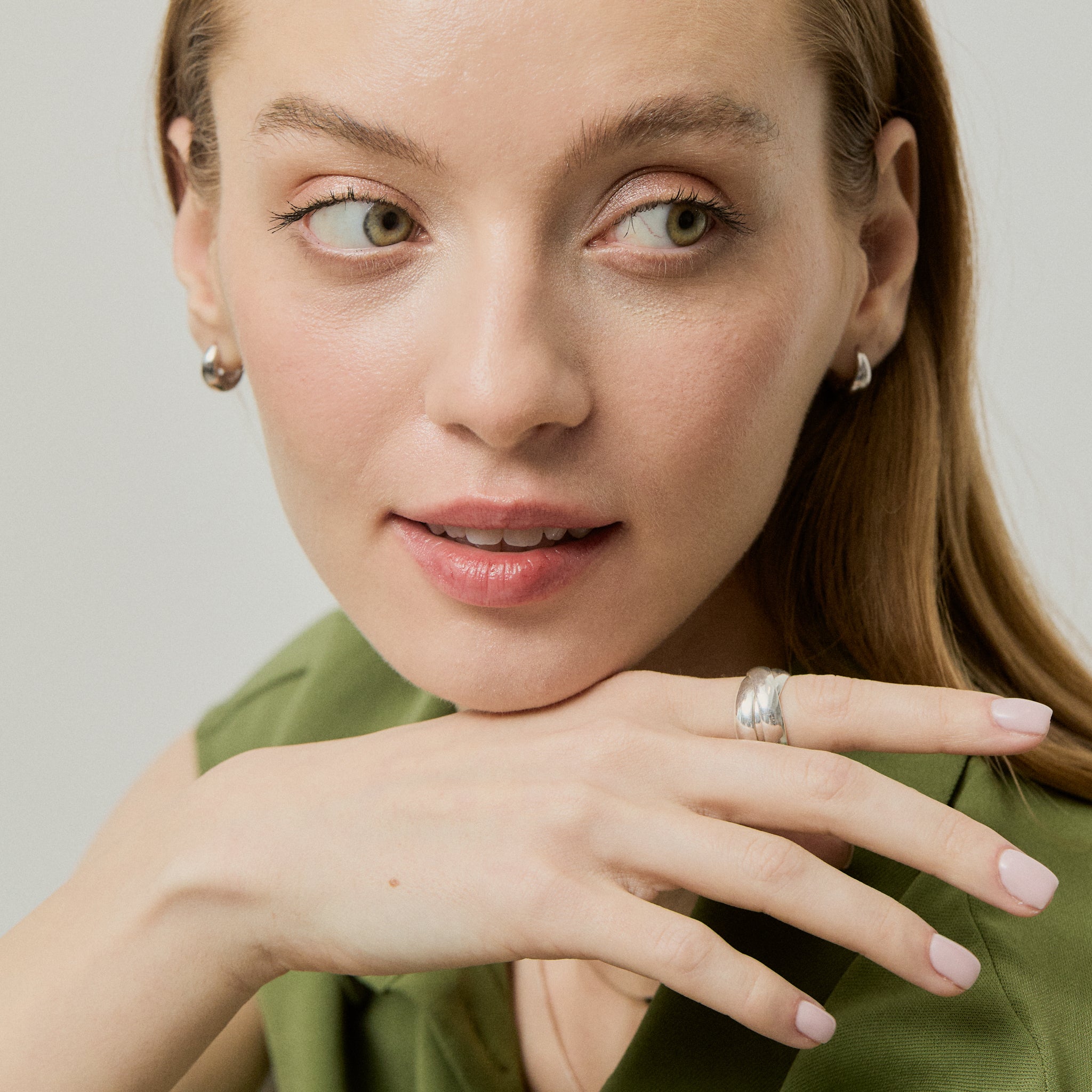 Sophie Earrings Small - Silver