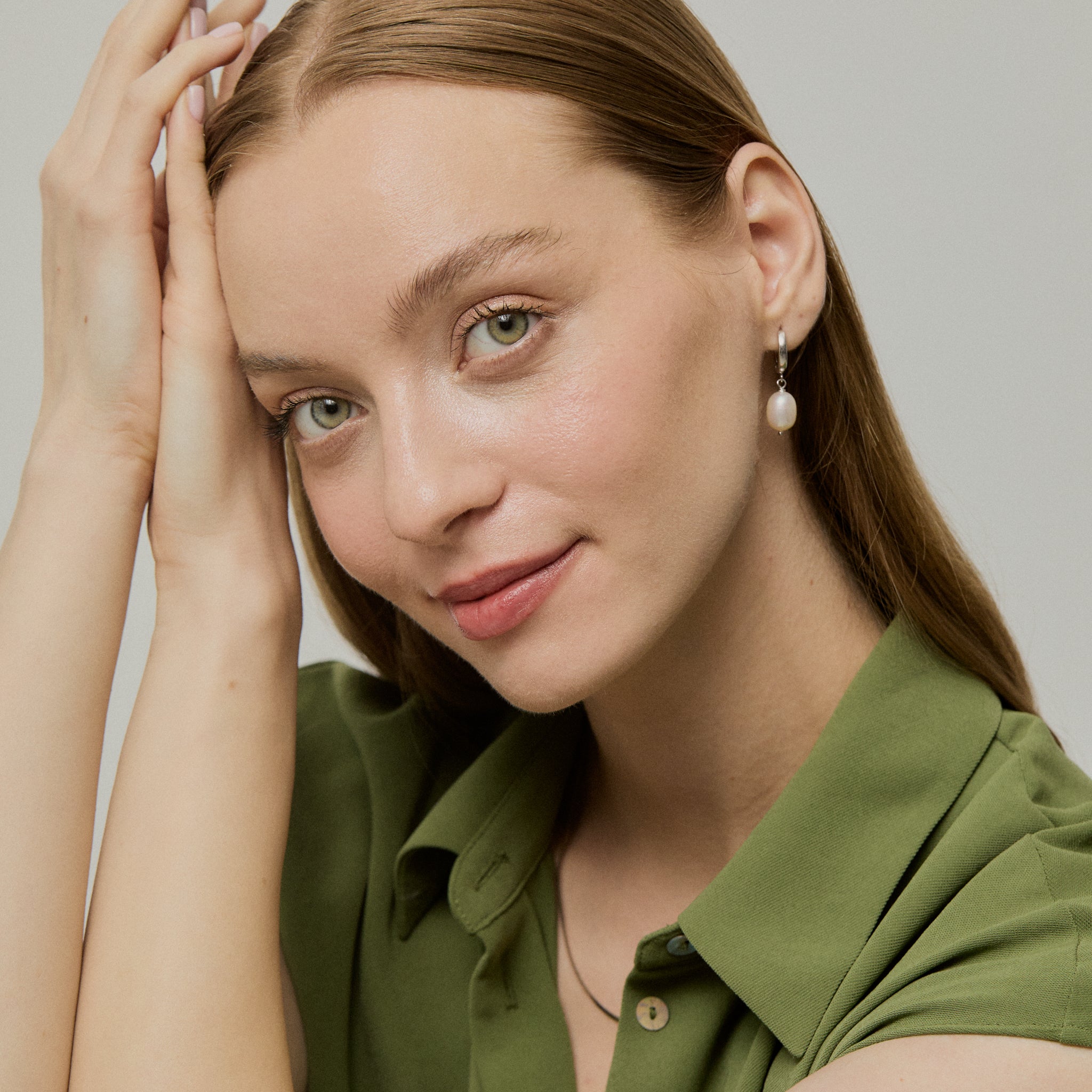 Milla Earrings - Pearls & Silver