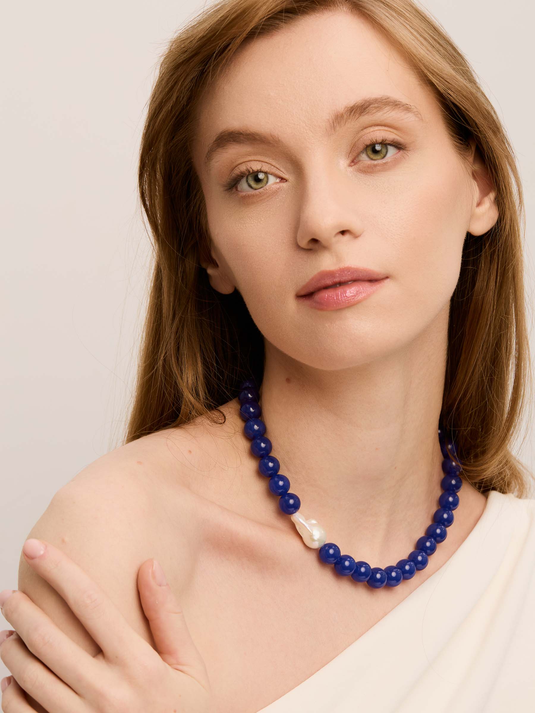 Tia Necklace - Pearls & Gold