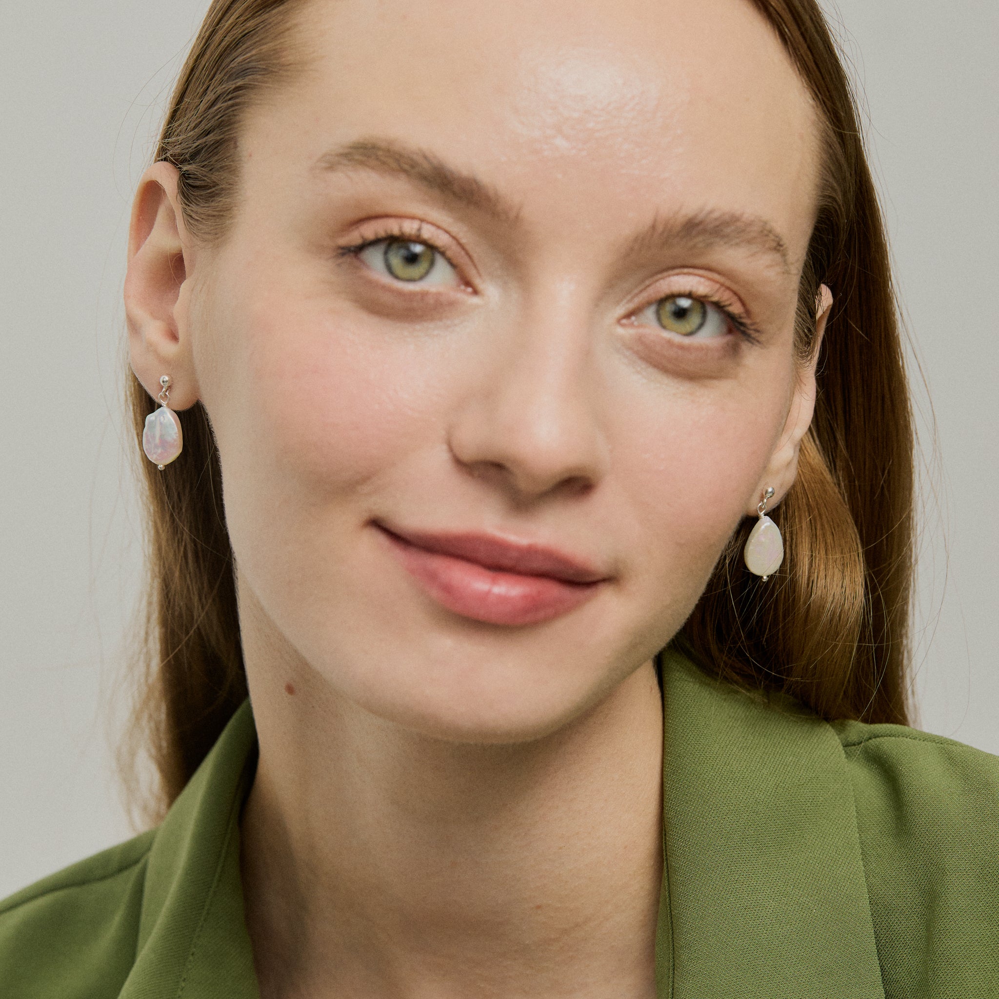 Jean Earrings - Pearls & Silver