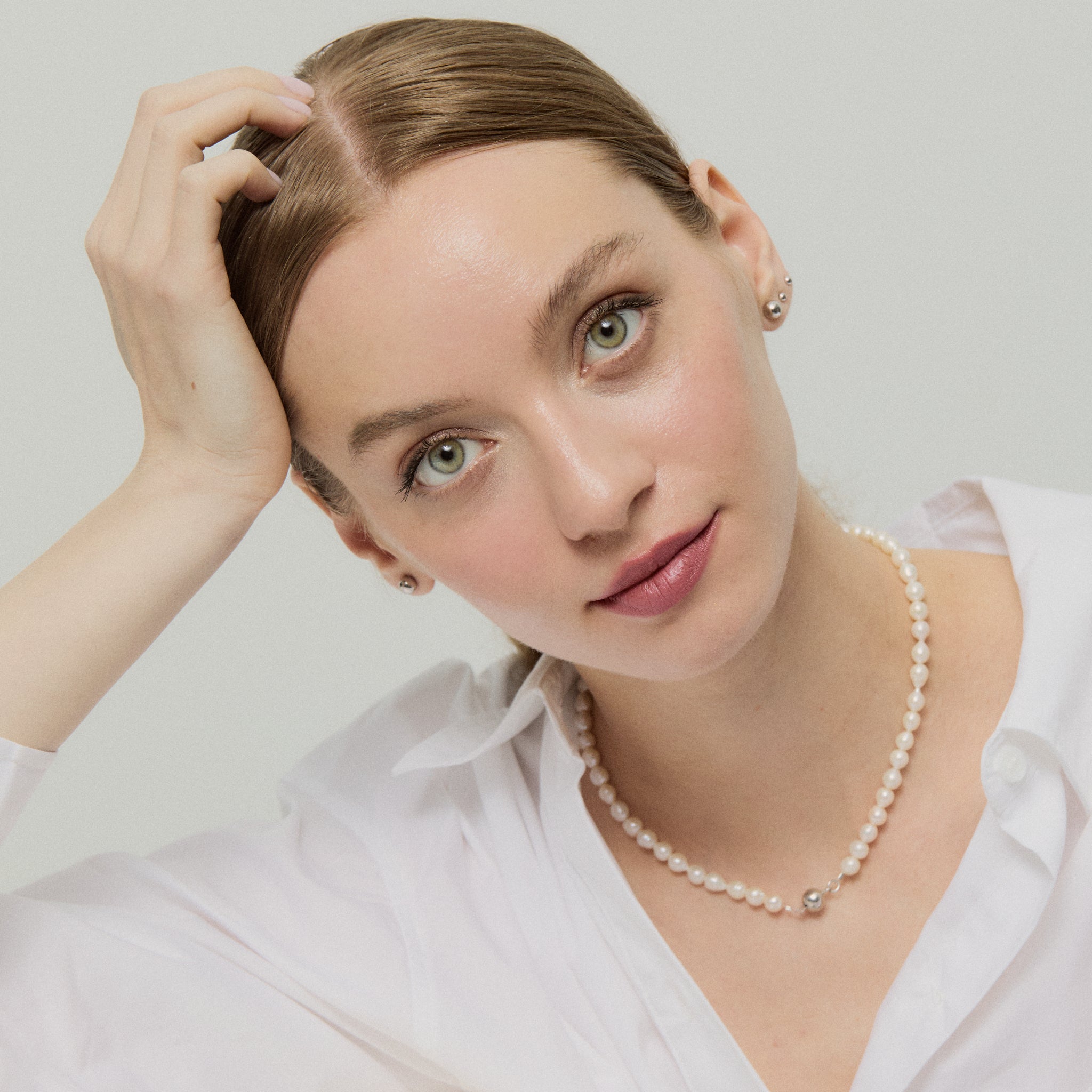 Sphere Earrings S - Silver