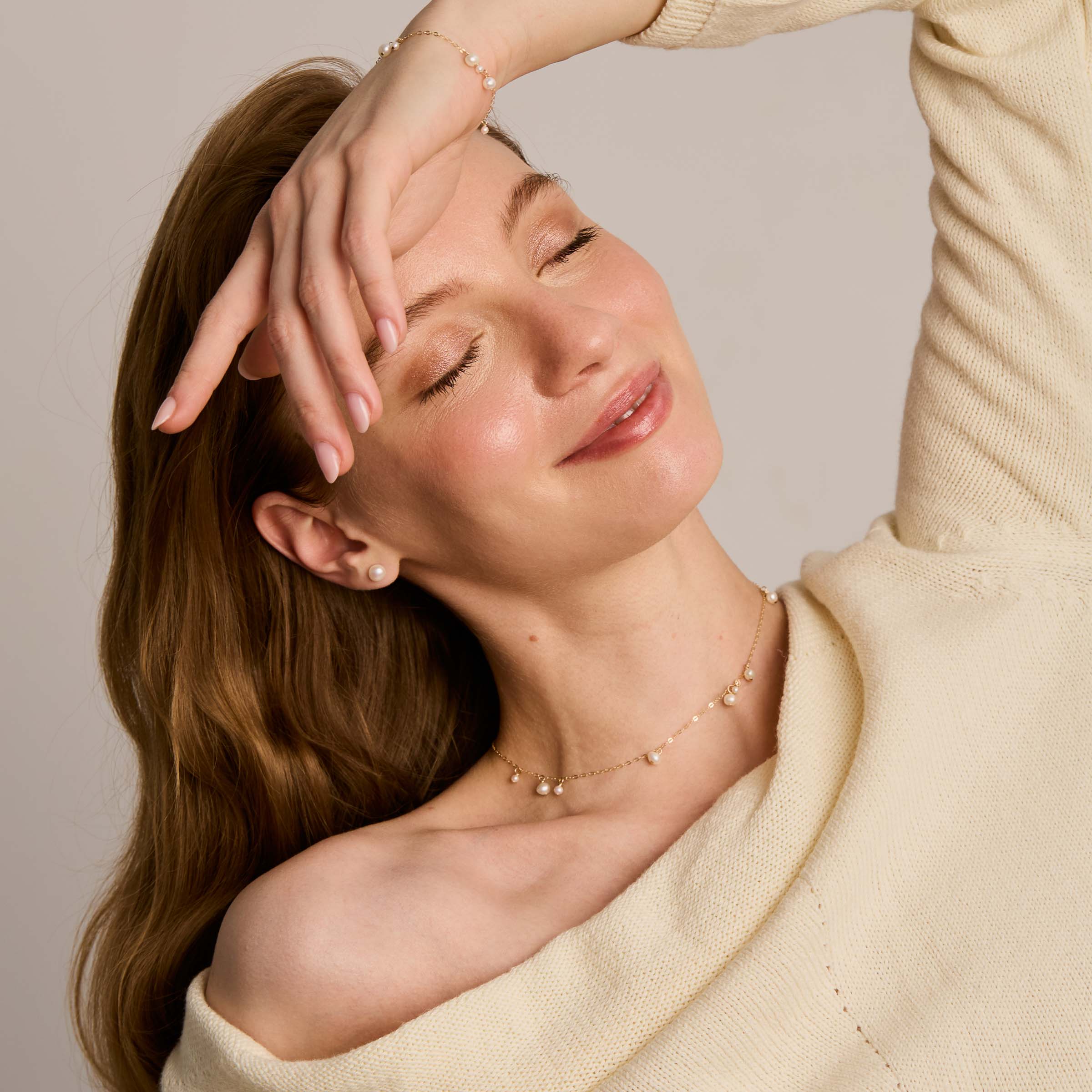 Stardust Chain - Pearls & Gold