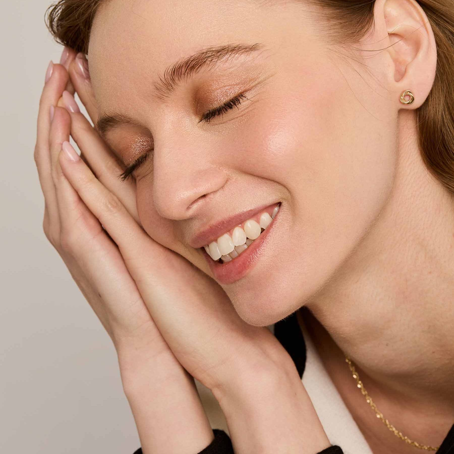 Infinity Earrings - 14K Gold