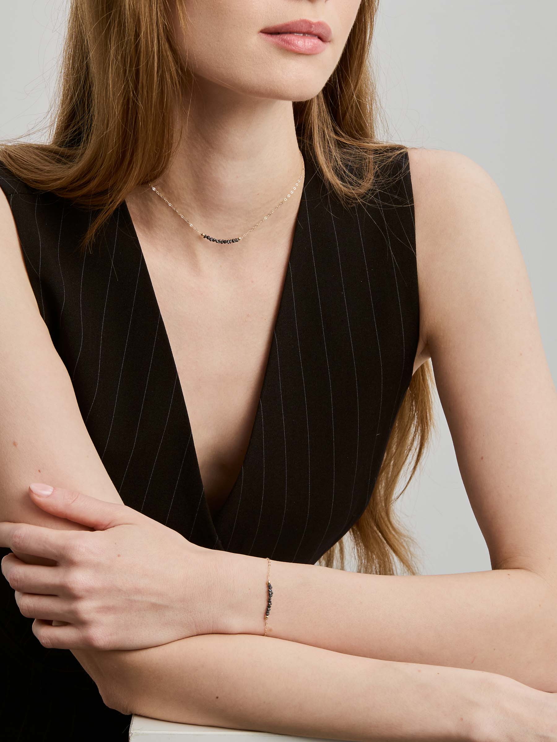 Lorain Chain - Black Diamonds