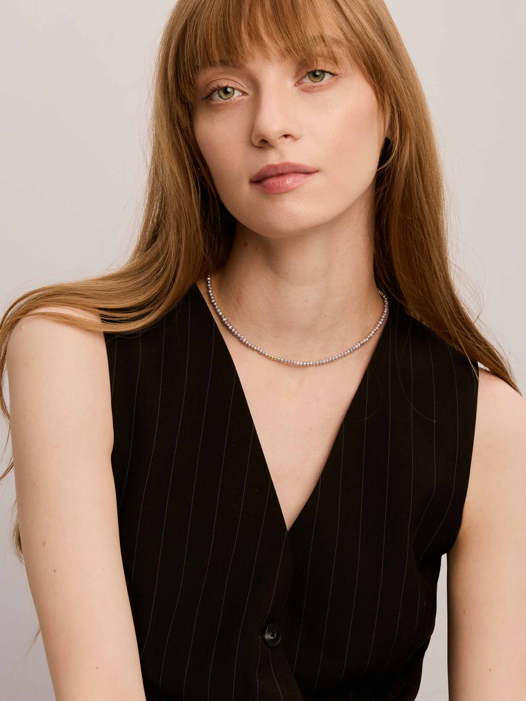 Cella Necklace - Pearls & Gold