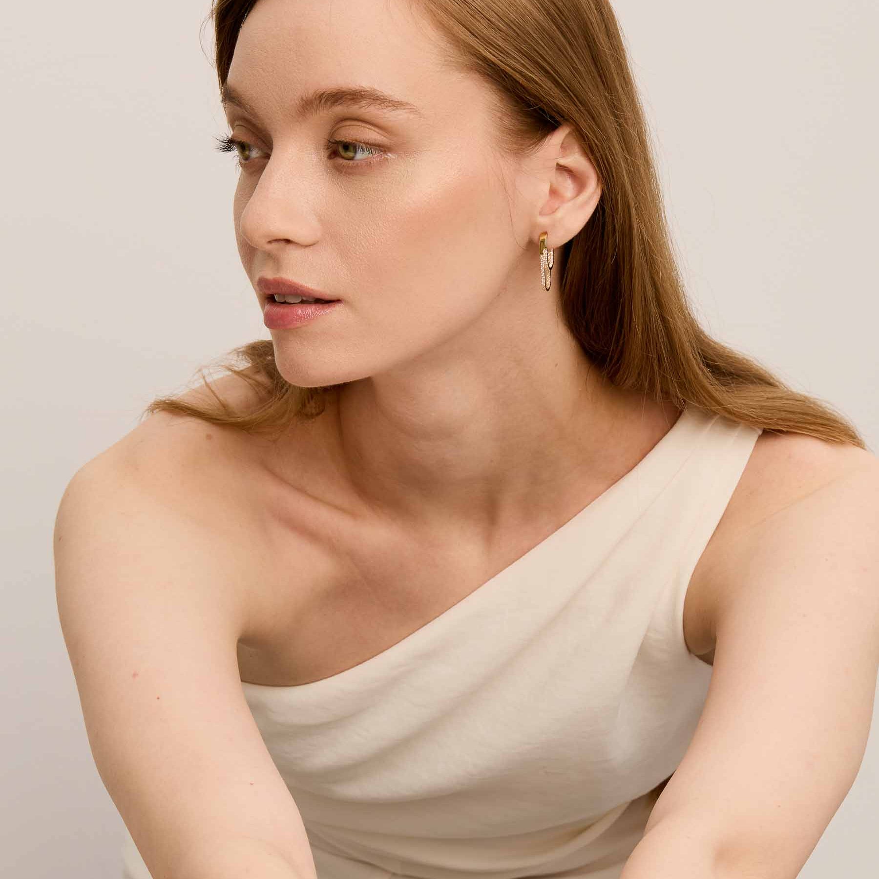 Rika Earrings Big - Silver