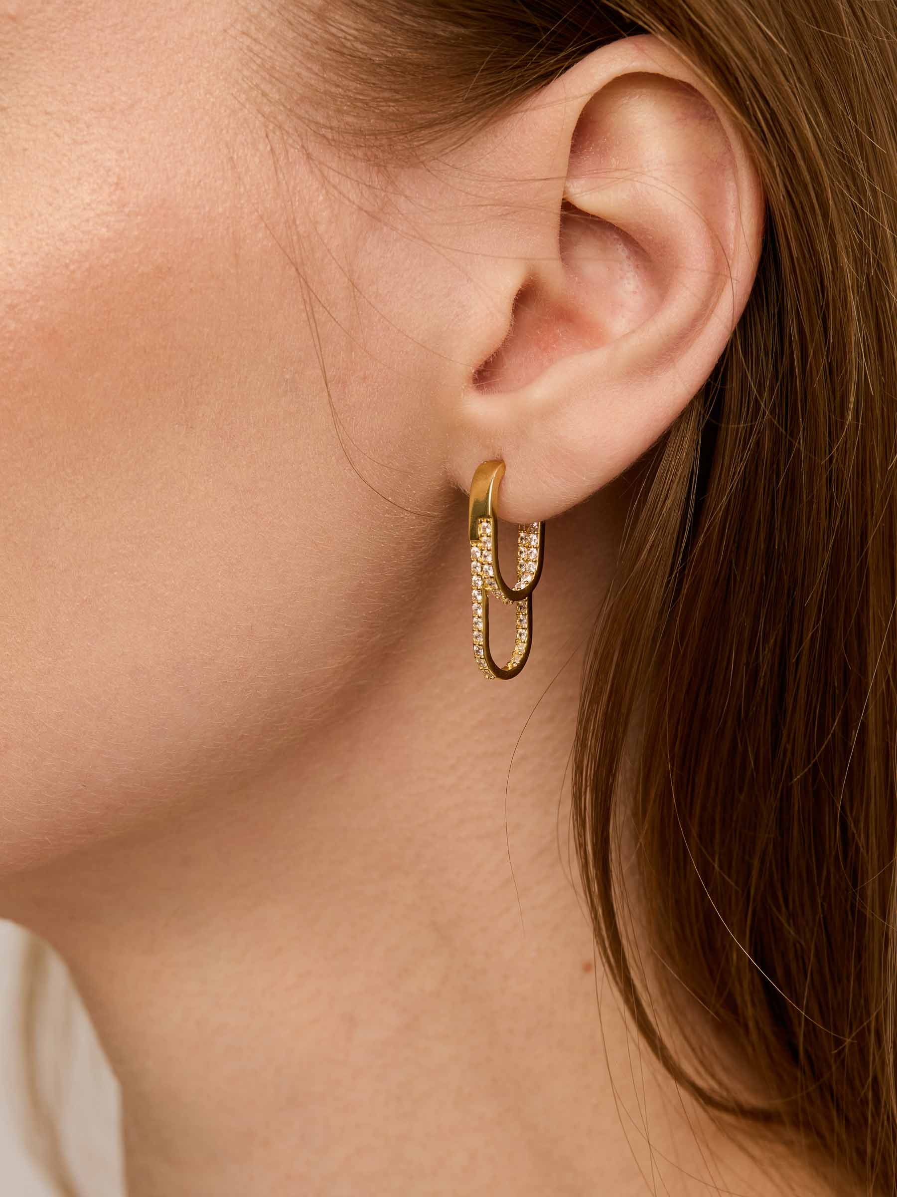 Rika Earrings Big - Silver