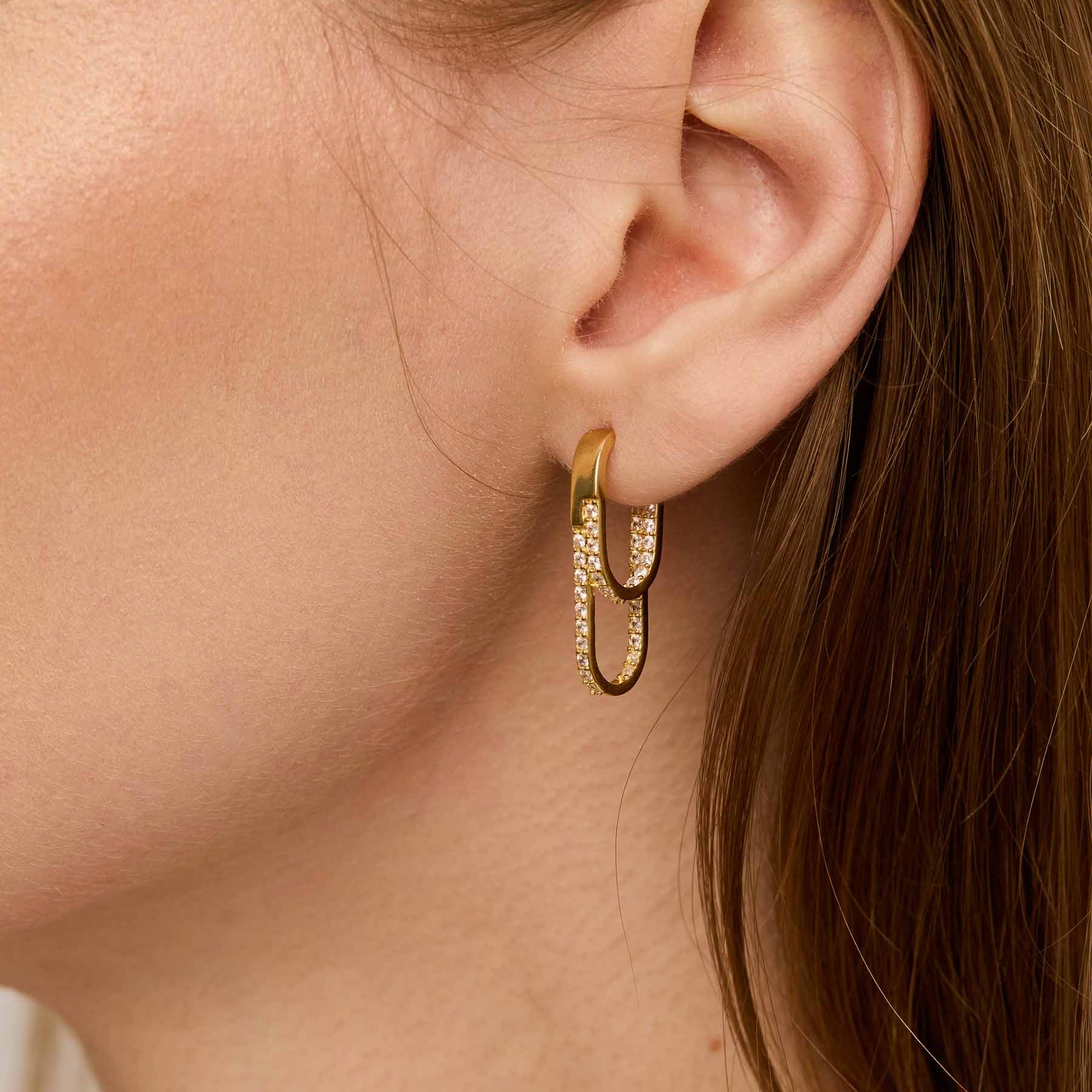 Rika Earrings Big - Silver