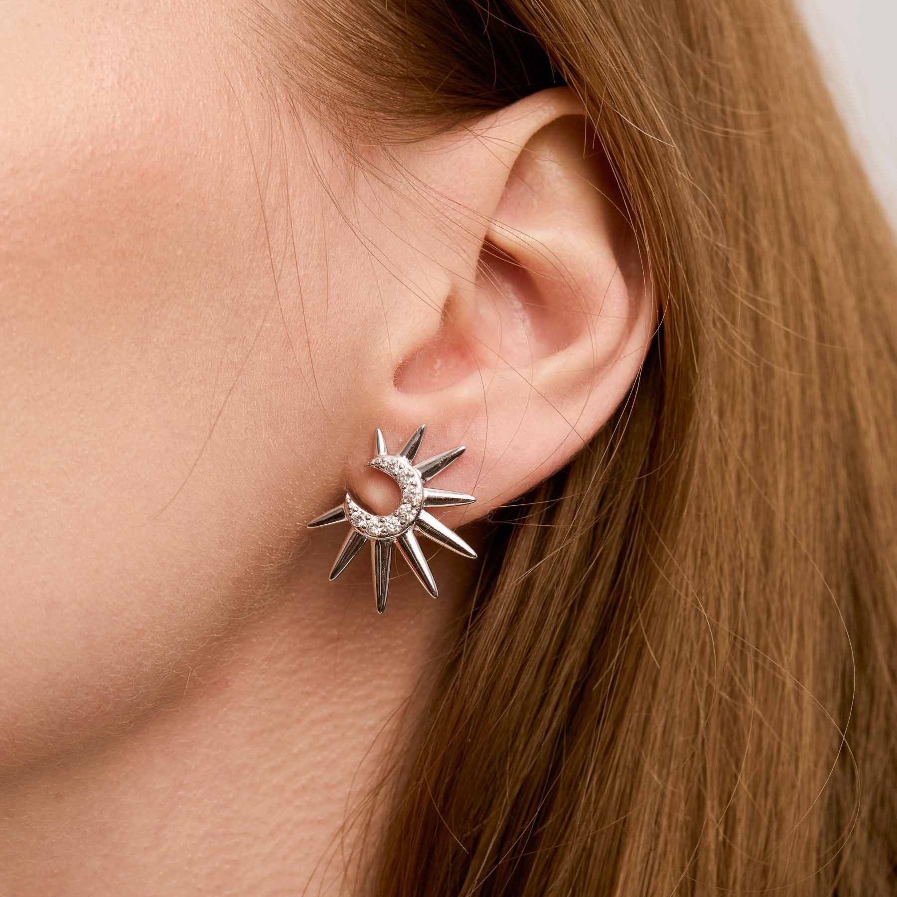 Stella Earrings - Silver