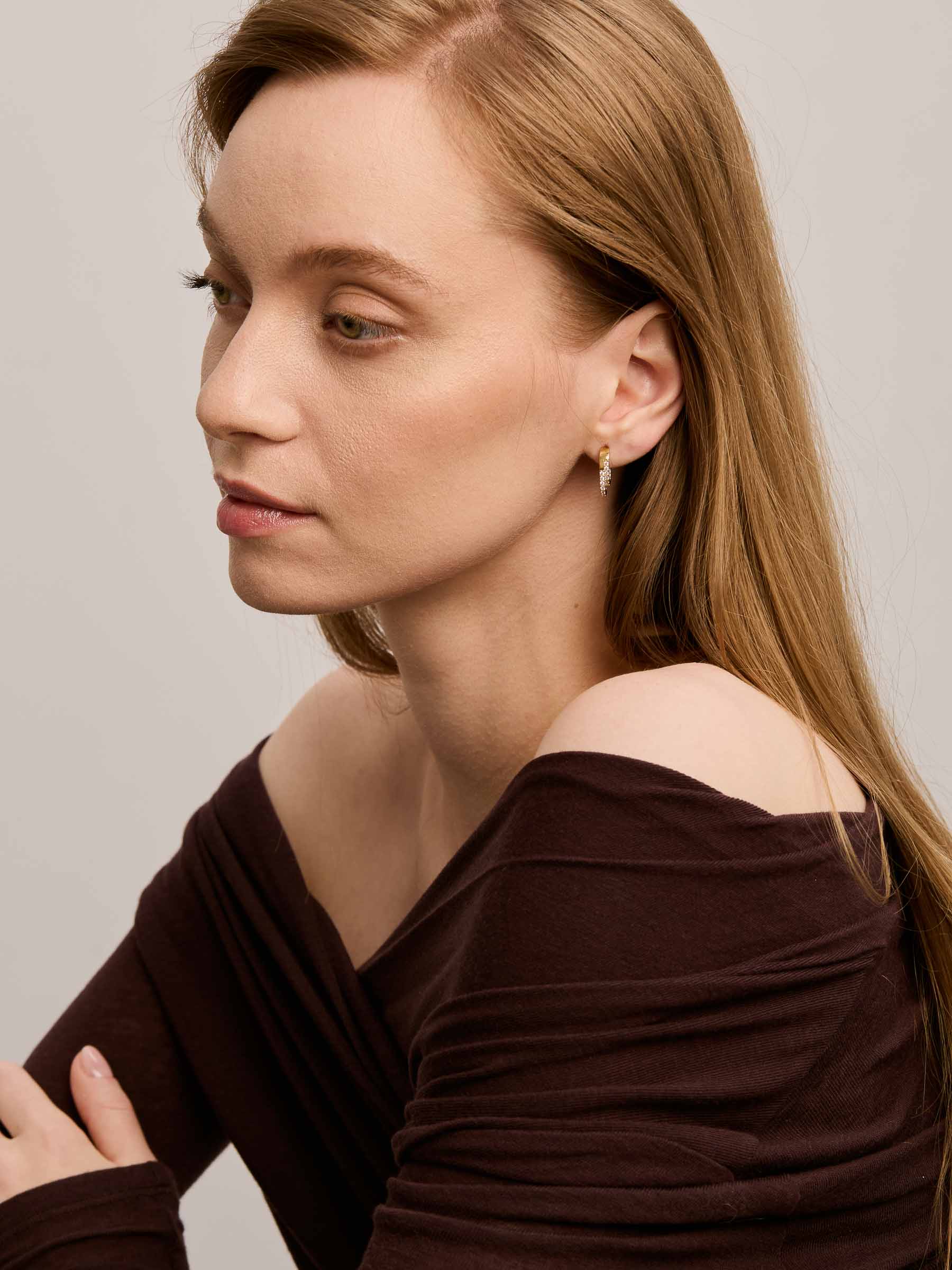 Rika Earrings Medium - Silver