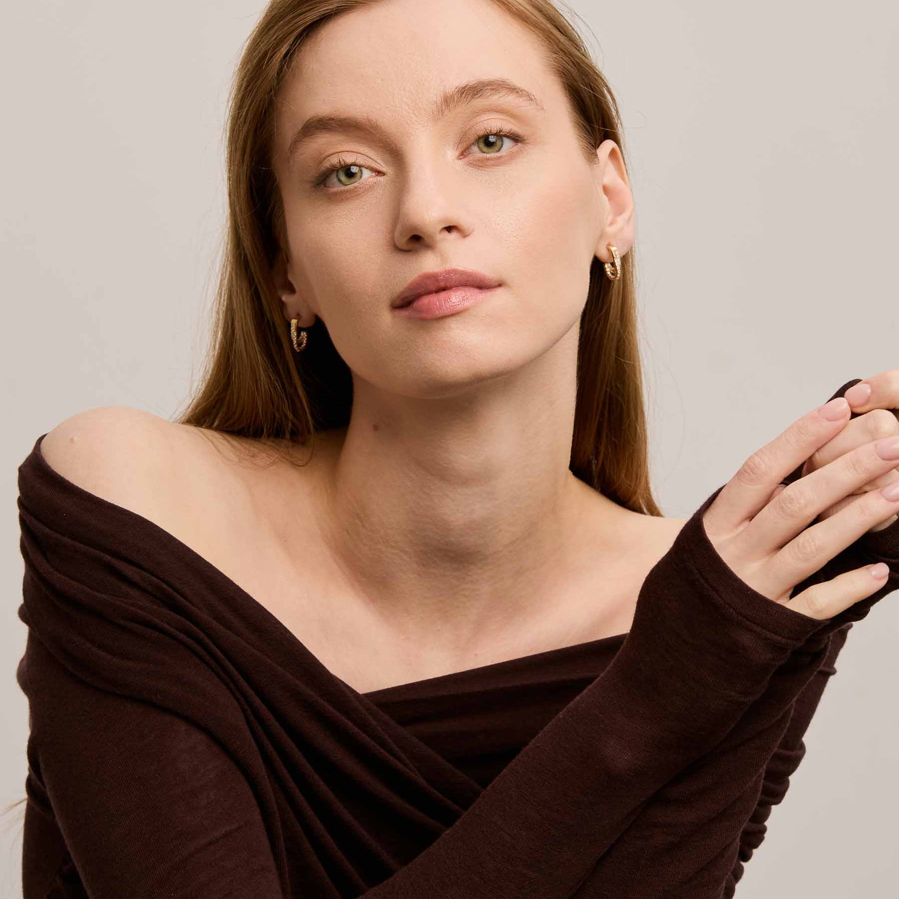 Rika Earrings Medium - Silver