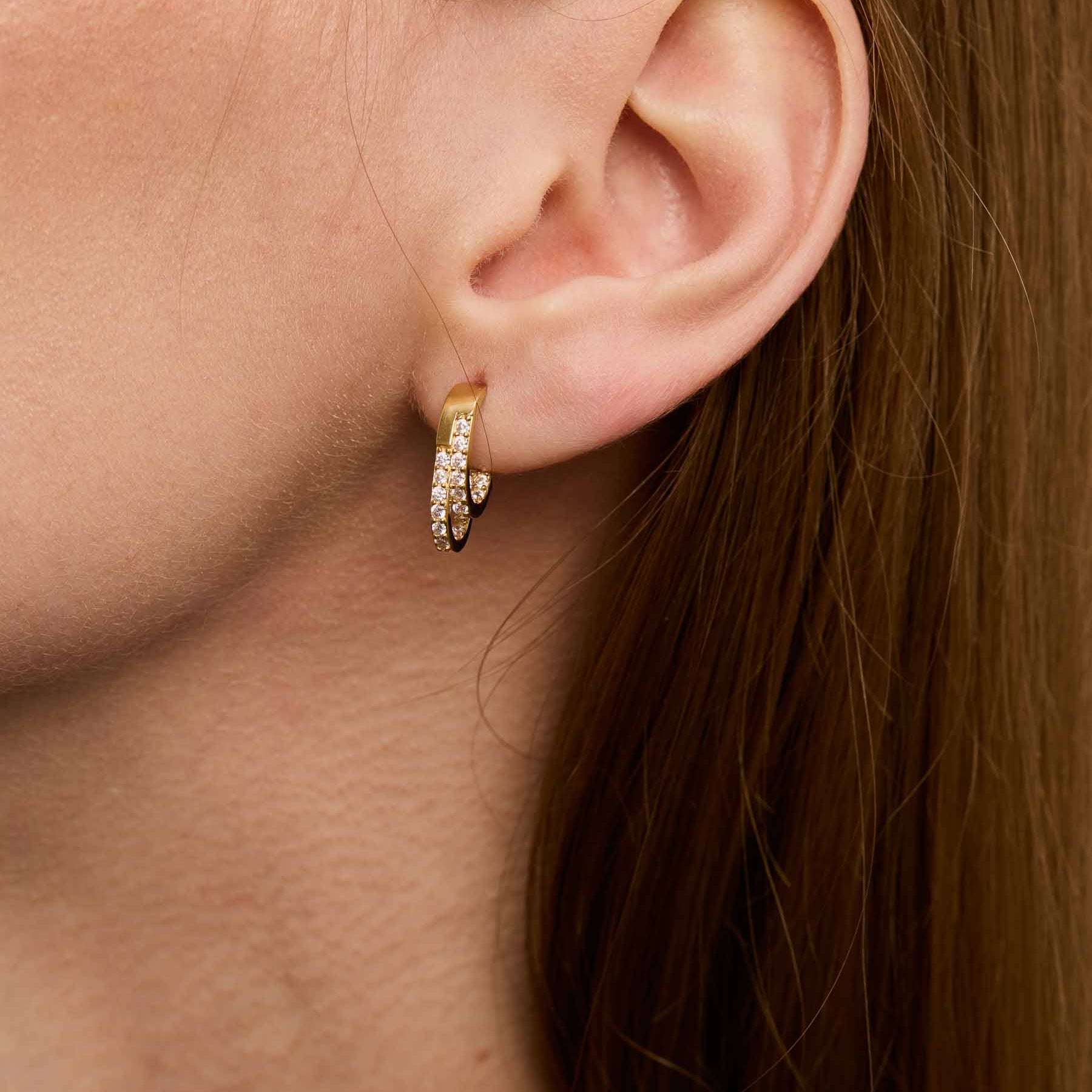 Rika Earrings Medium - Silver