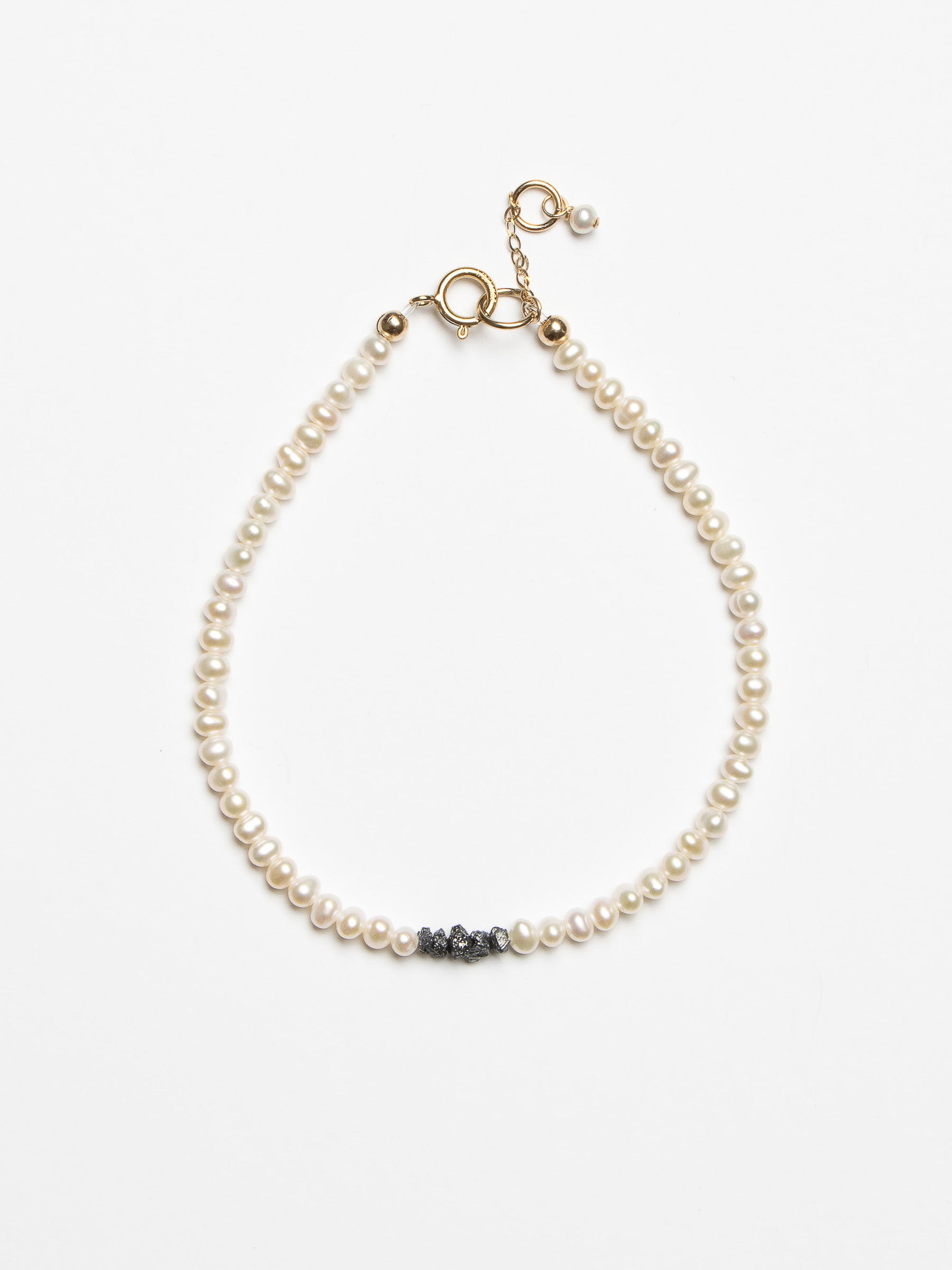 Sayuri Bracelet - Black Diamonds & Gold