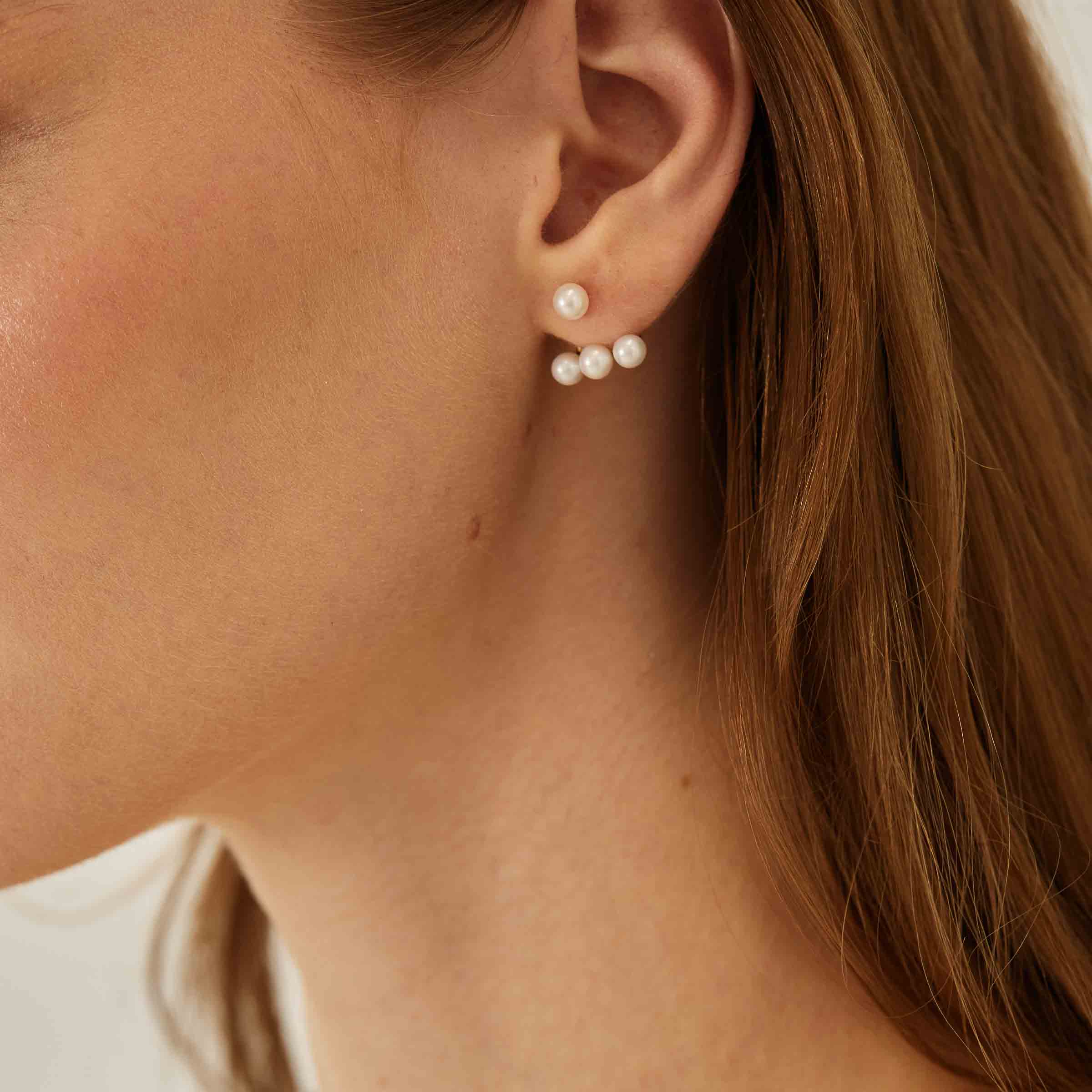 "Aria" Earrings Sterling Silver 925 – Rhodium Plated