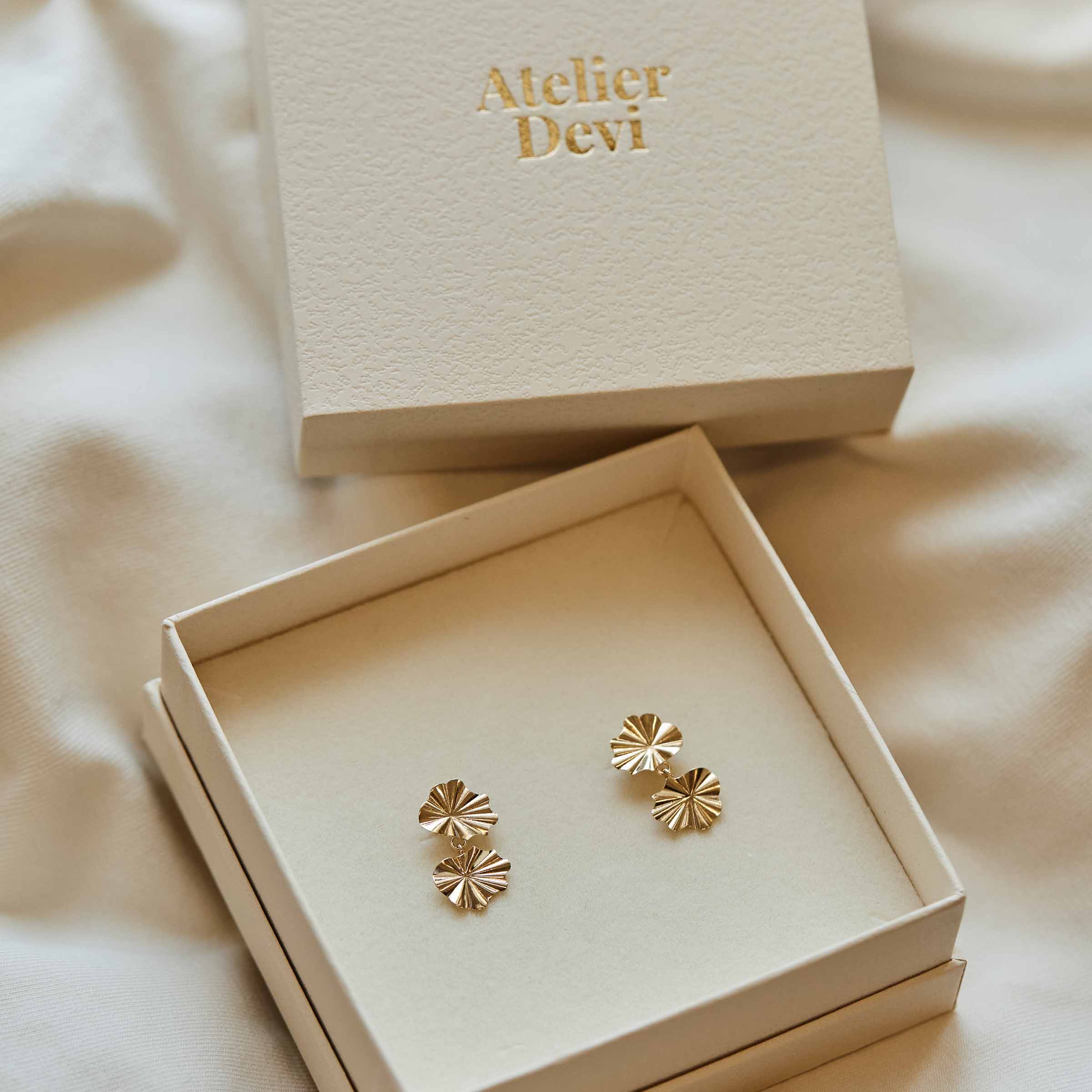Leya Earrings - 14K Gold