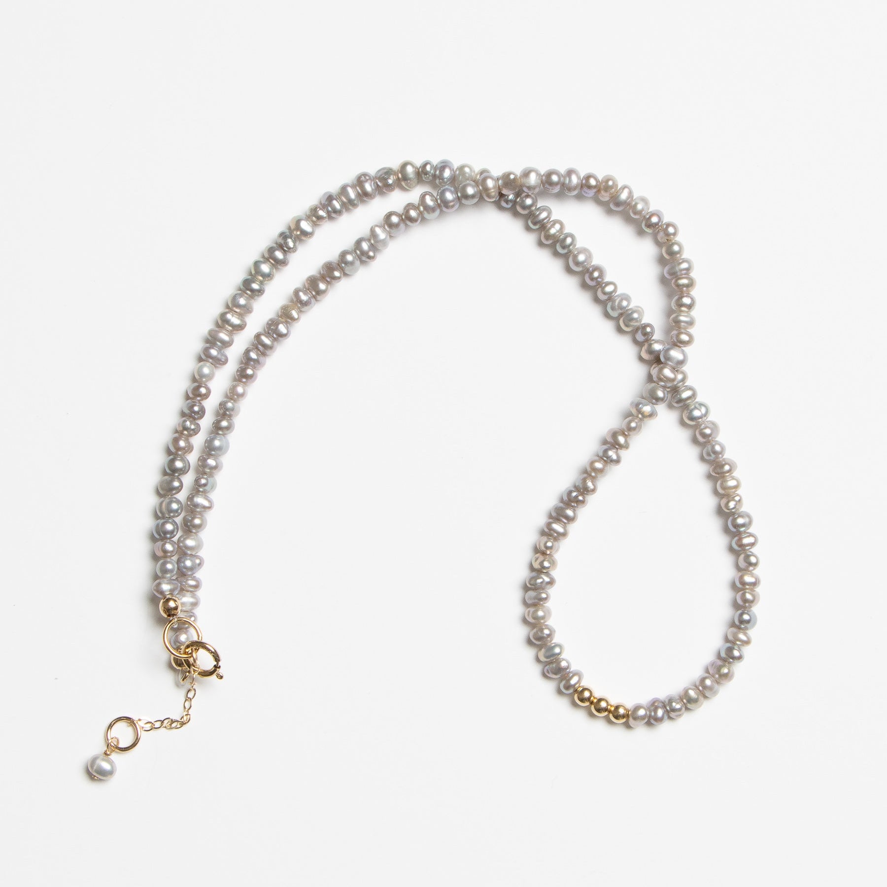 Cella Necklace - Pearls & Gold