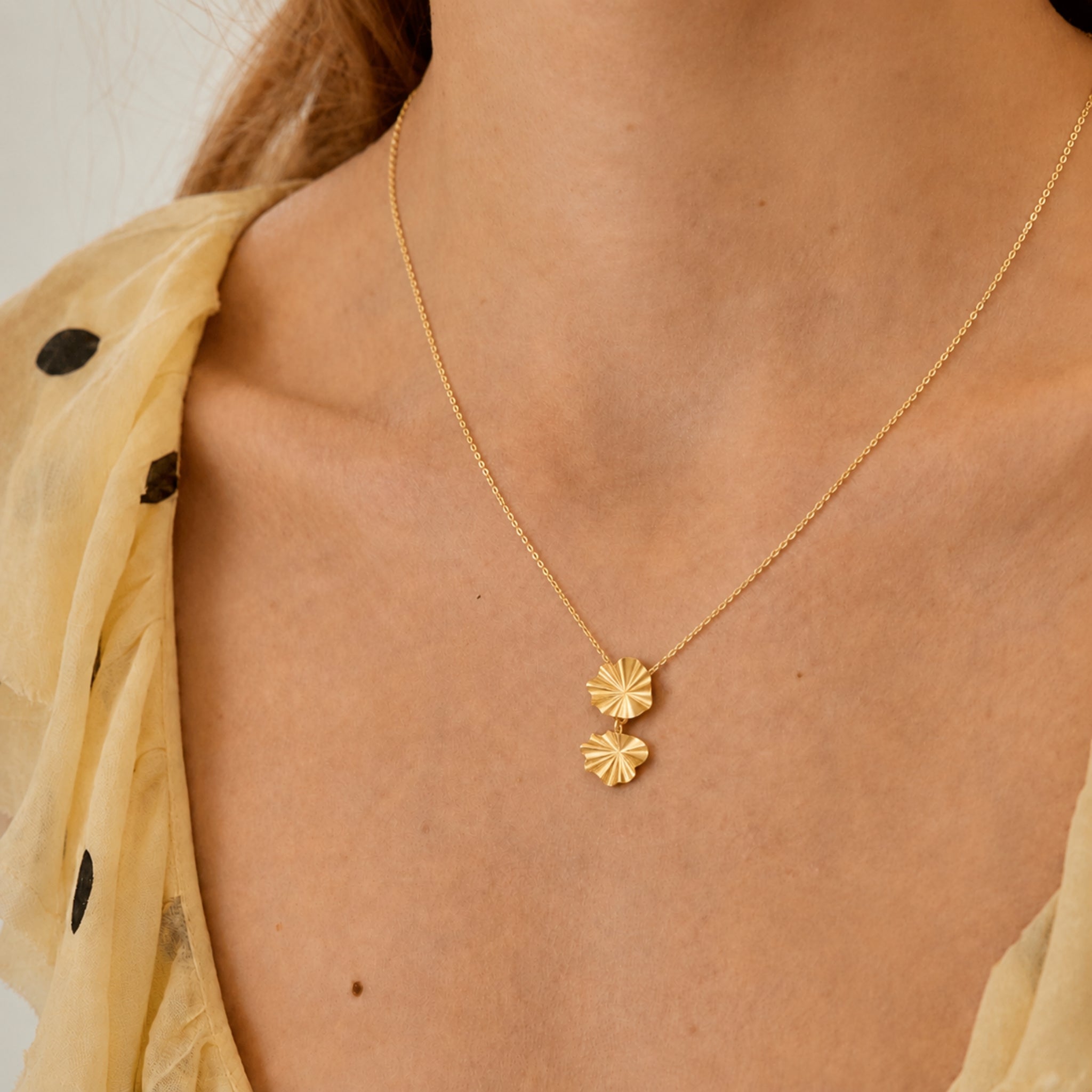 Leya Pendant - 14K Gold