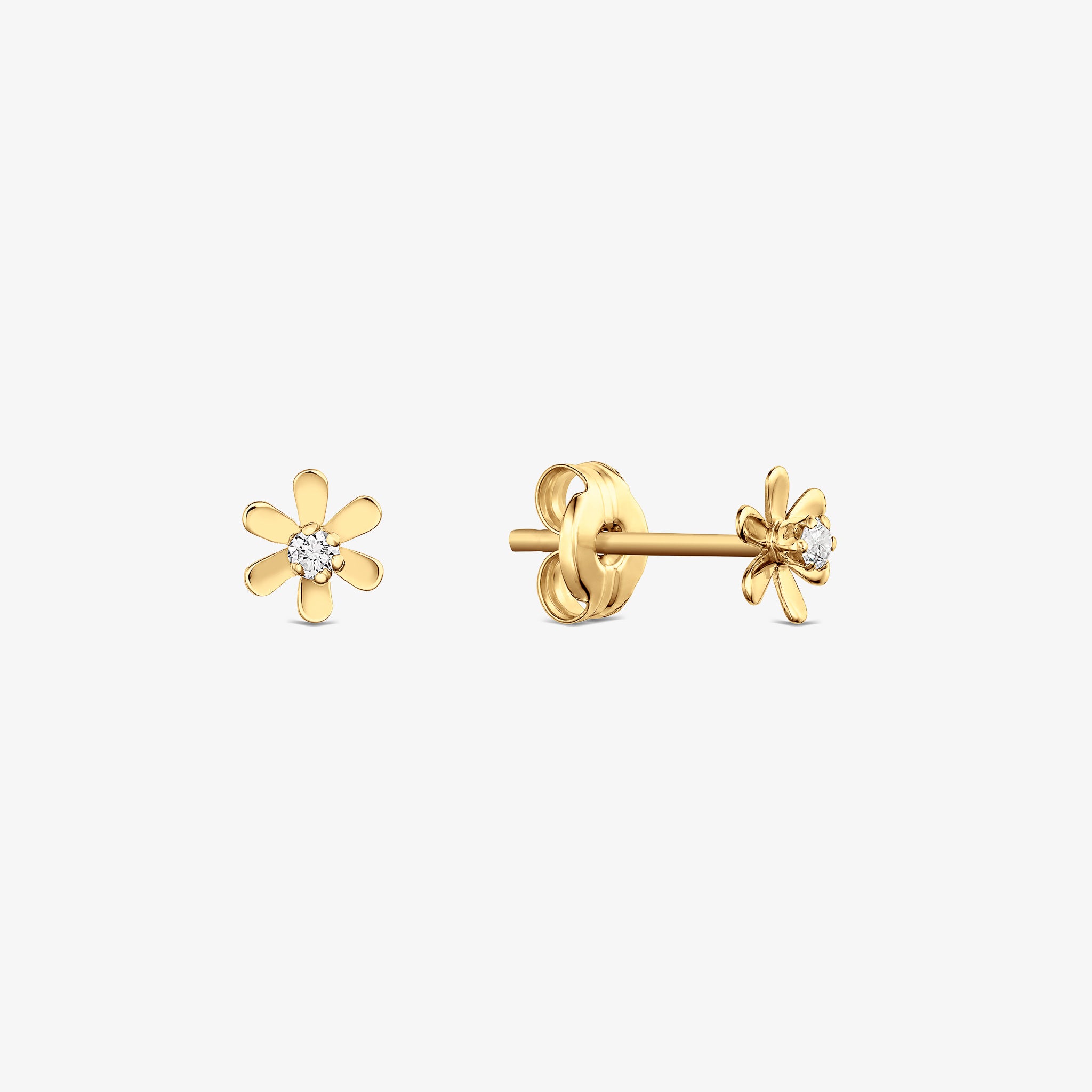 Margot Earrings - 14K Gold & Diamonds