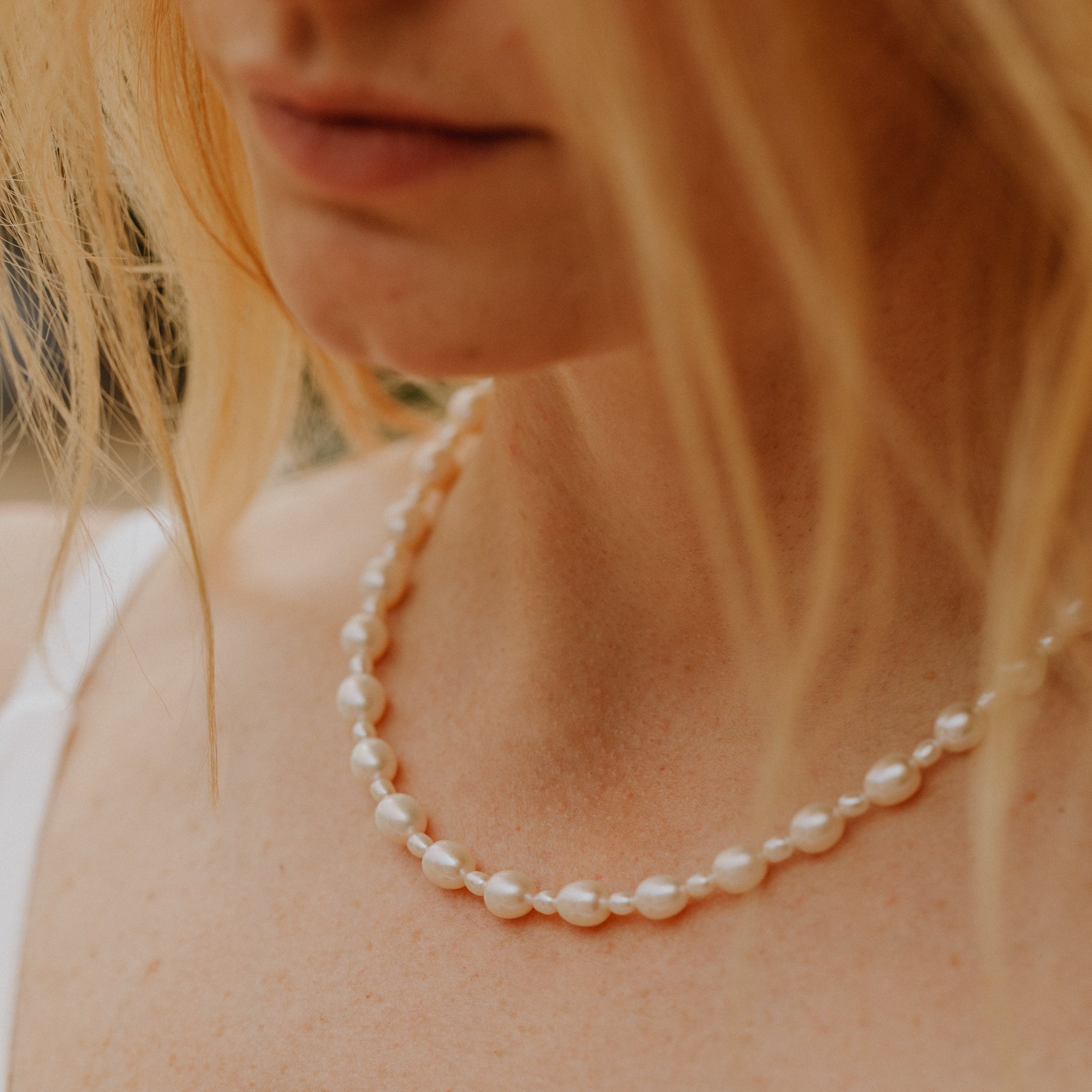 Ella Necklace - Pearls & Gold
