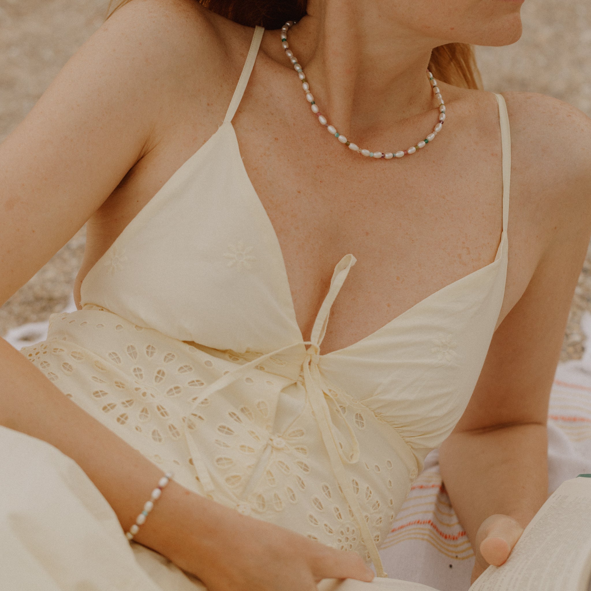 Gia Necklace - Pearls & Gold