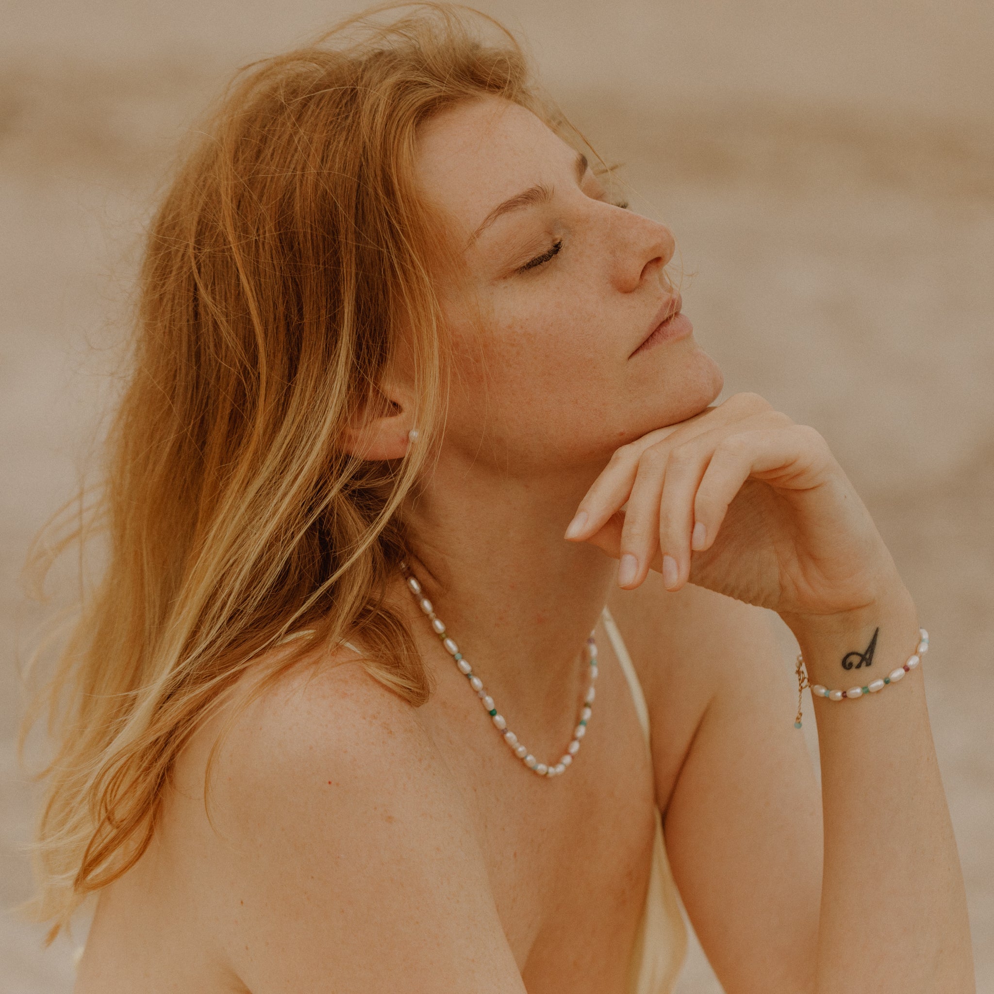 Gia Necklace - Pearls & Gold