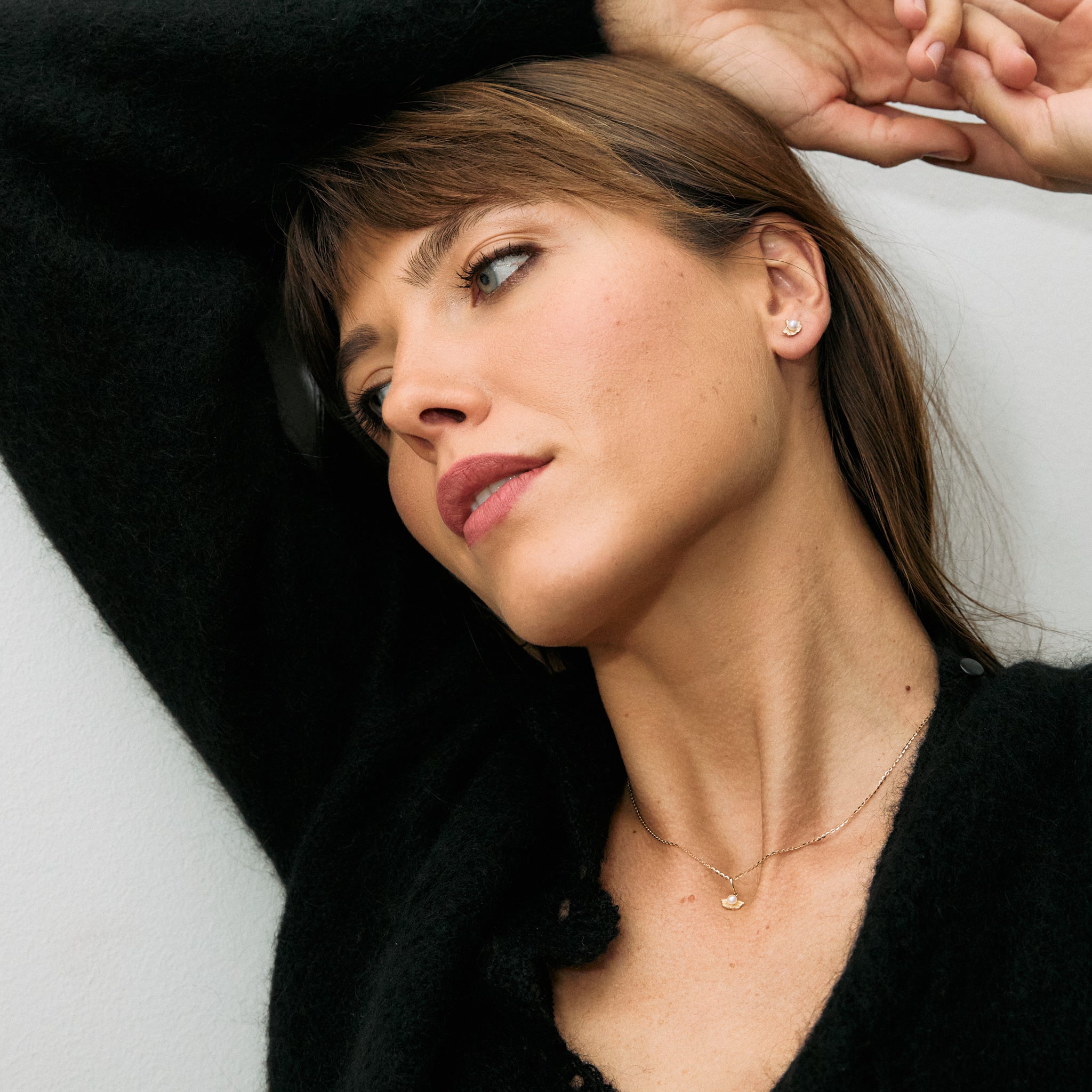 Ginko Earrings - 14K Gold