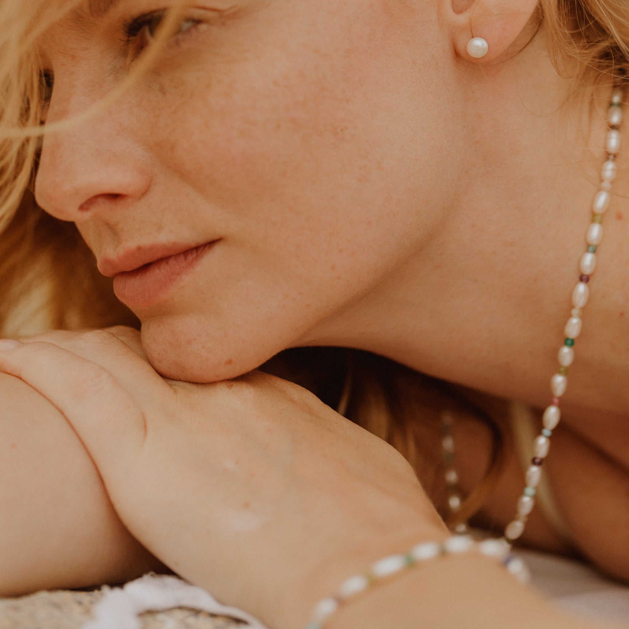 Gia Necklace - Pearls & Gold