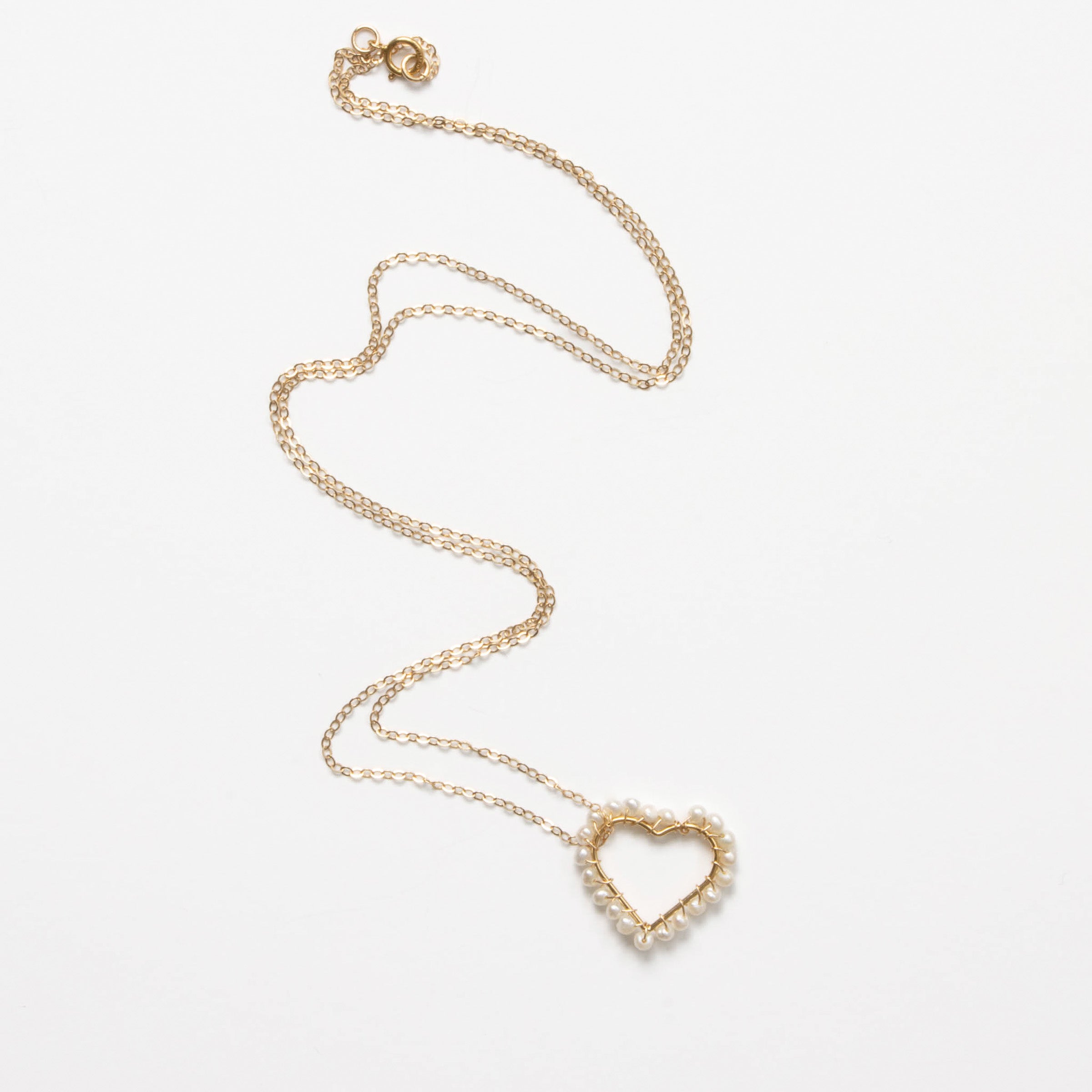 Love Me Necklace - Pearls & Gold