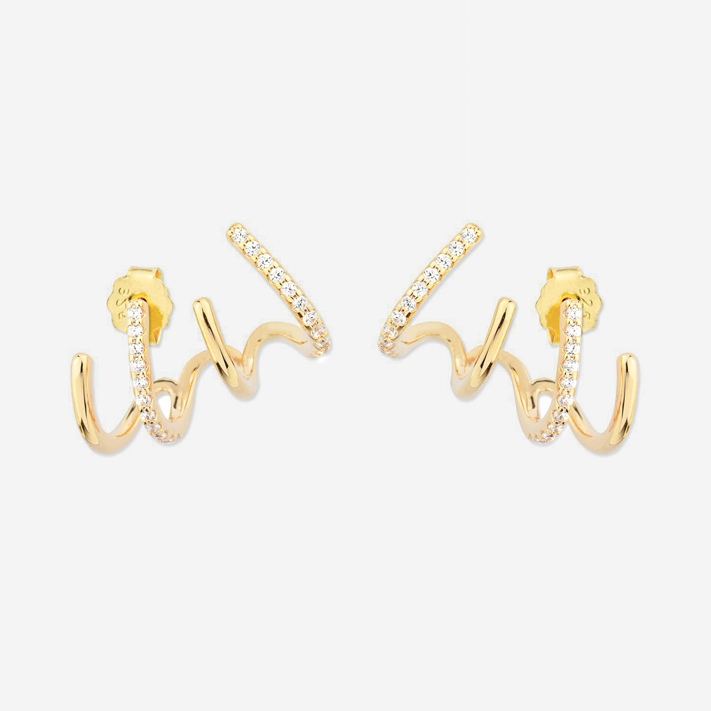 Niko Earrings - Silver