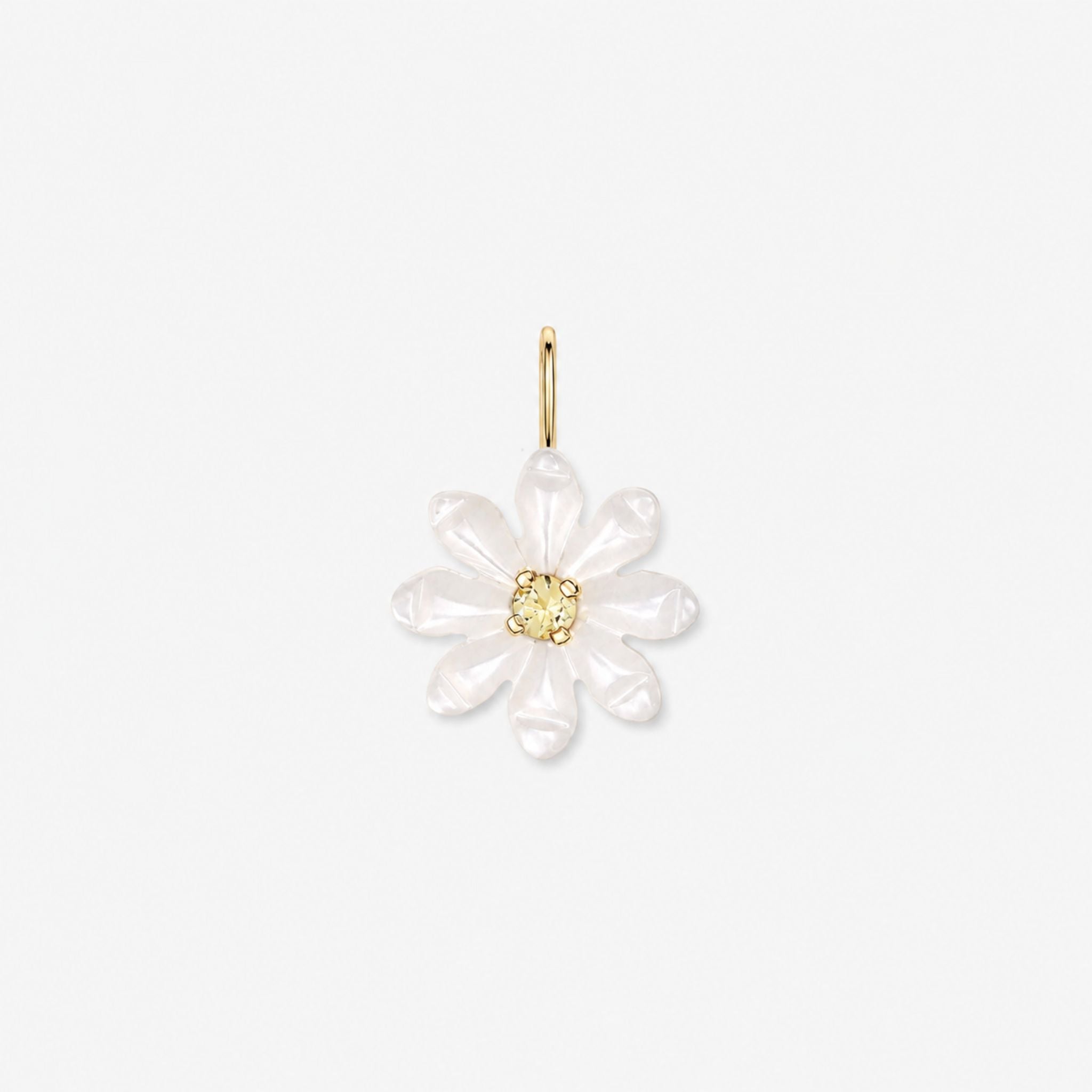 Margaret Pendant - 14K Gold & Mother of Pearl
