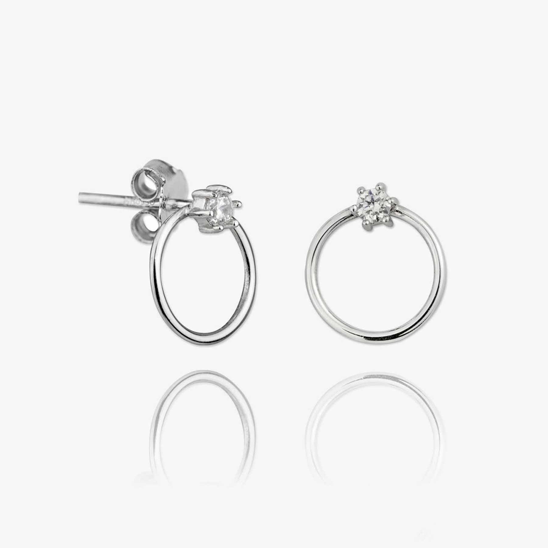 Rosa Earrings - Silver