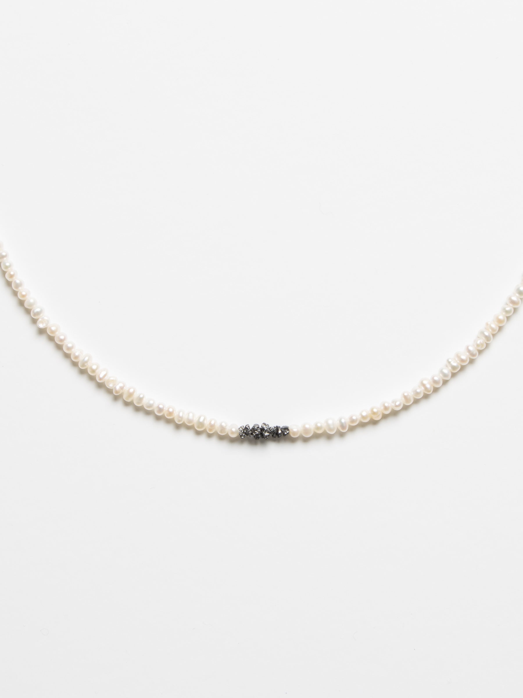 Sayuri Necklace - Black Diamonds & 14K Gold