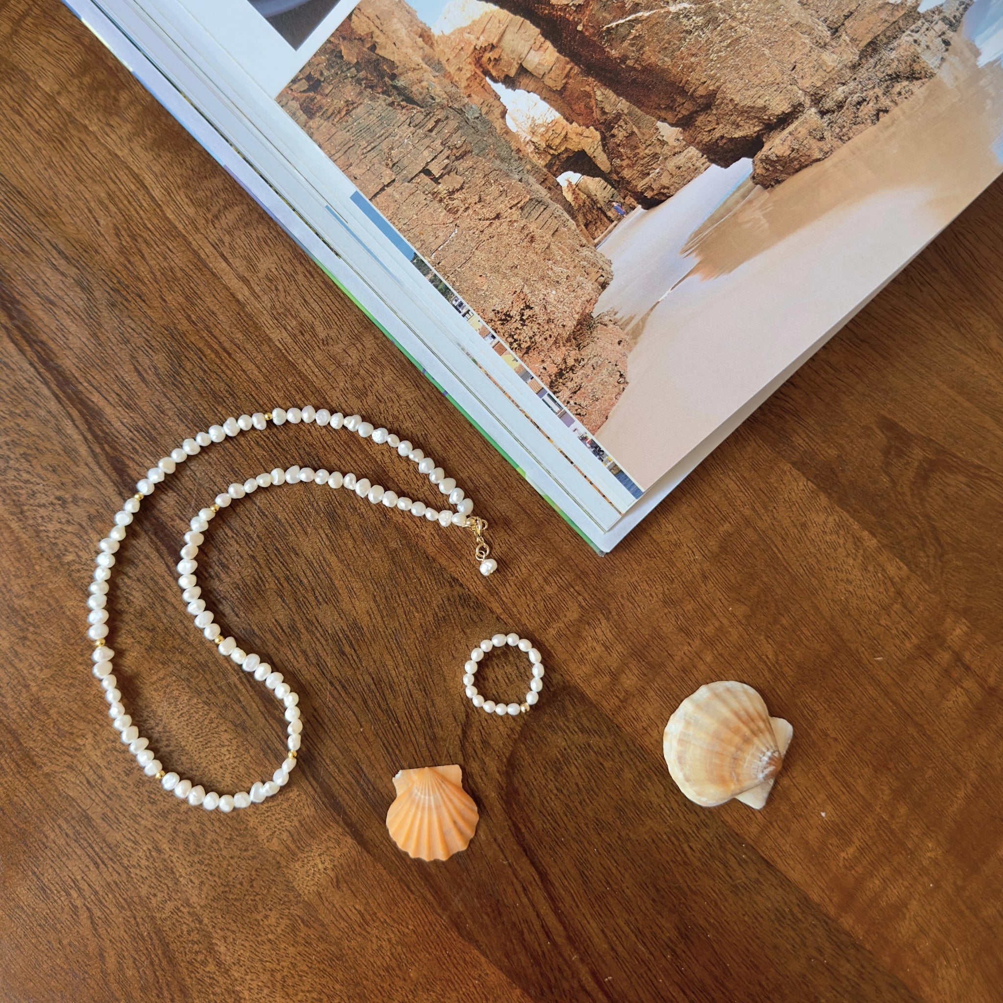 Soleil Ring - Pearls & Gold