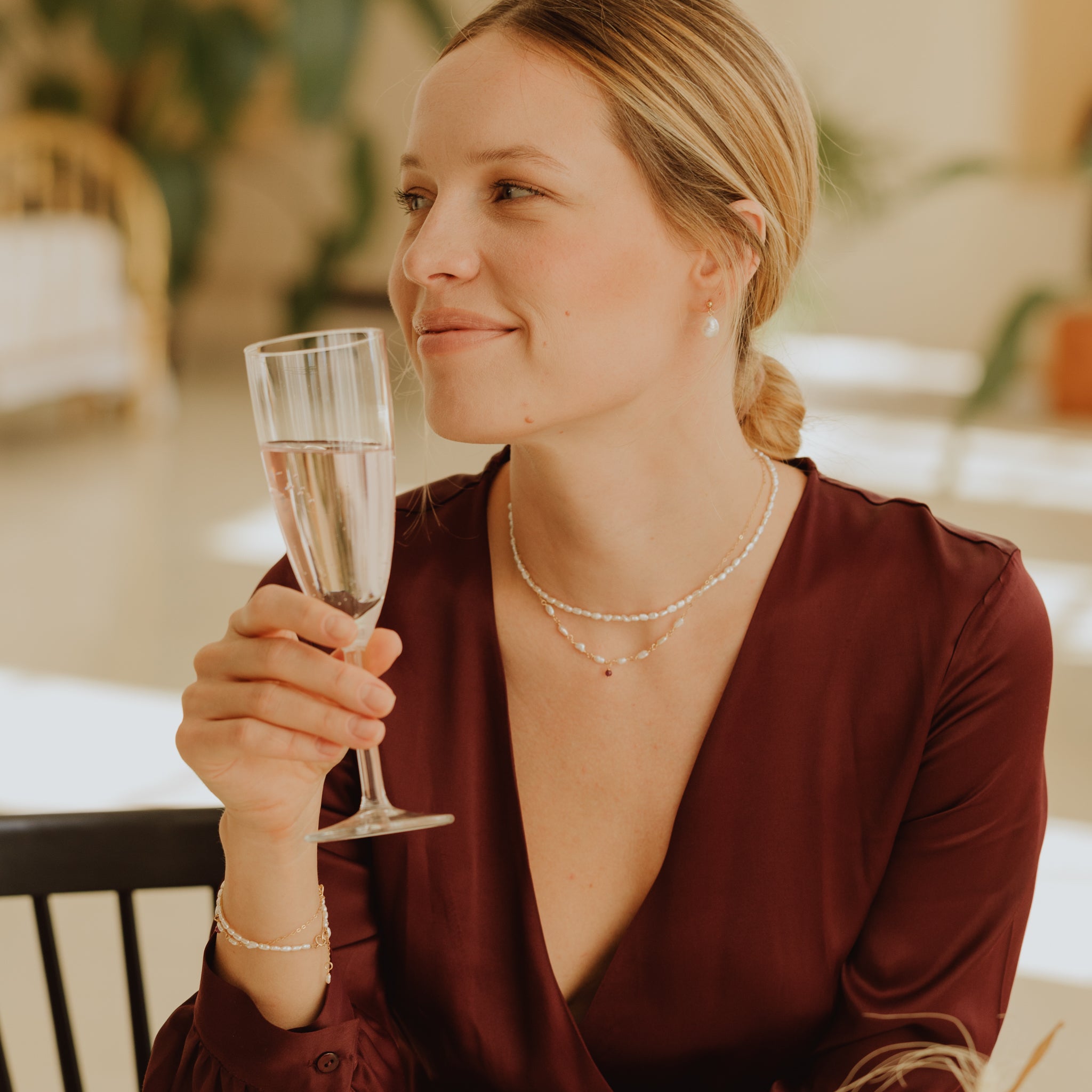 Delicate Pearl Necklace