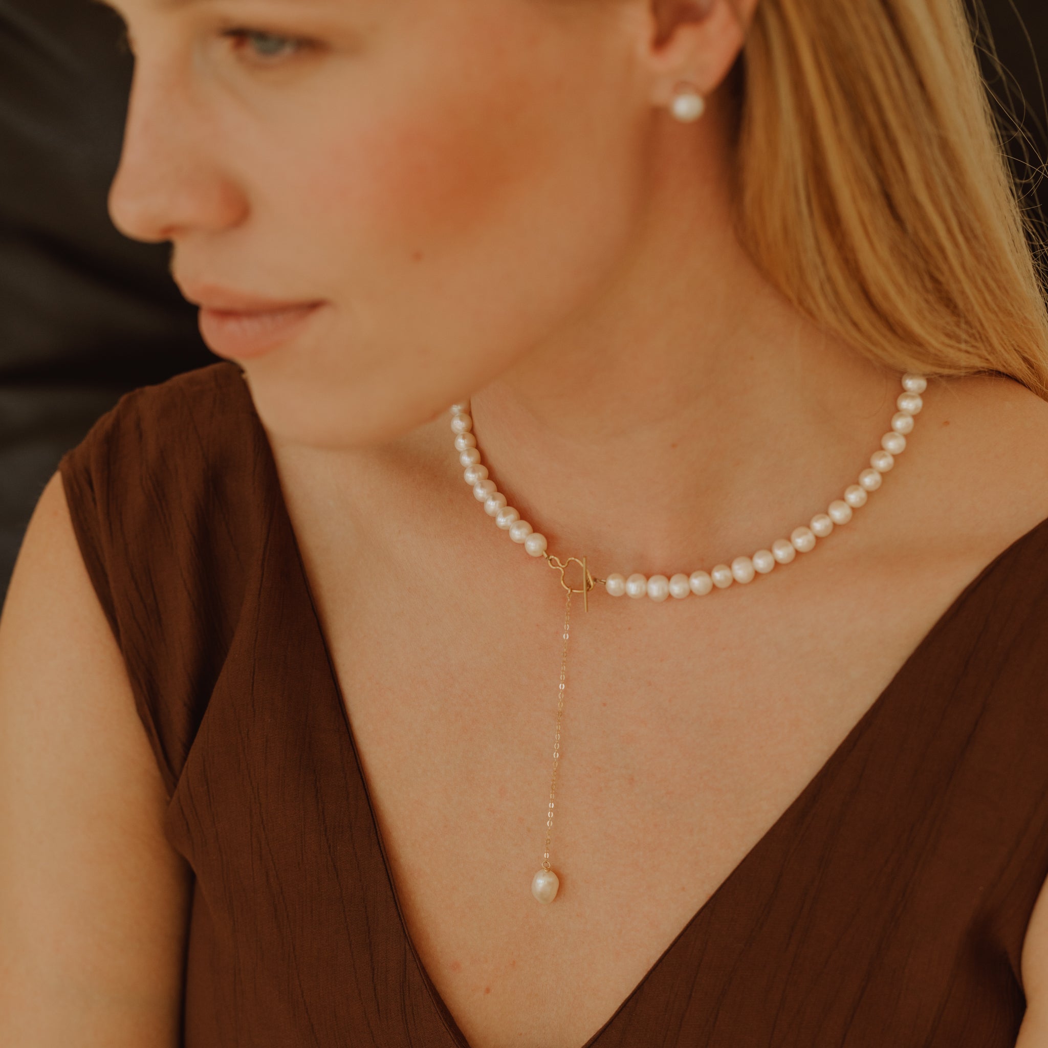 Yvonne Pearl Necklace