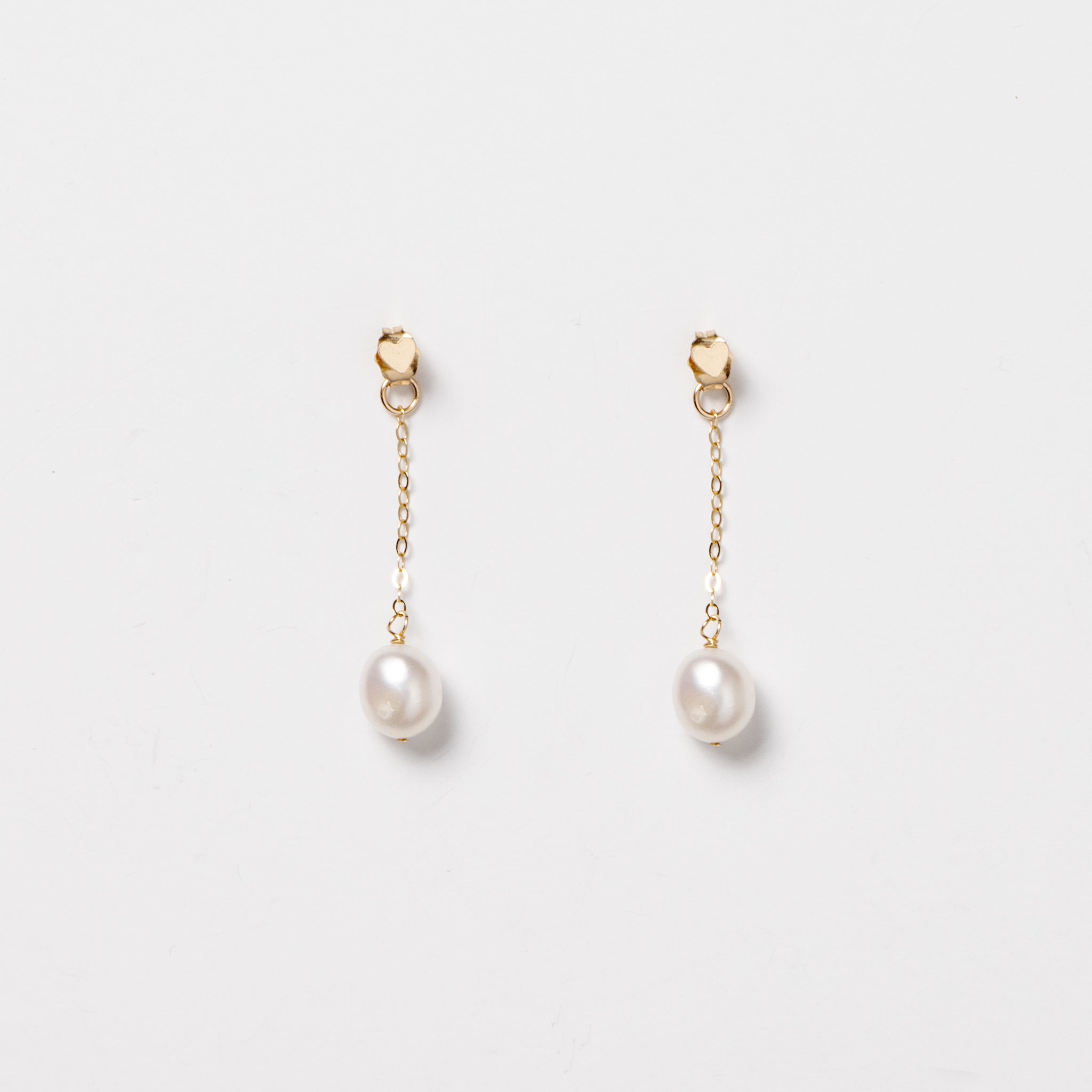 Riva Earrings - Pearls & Gold