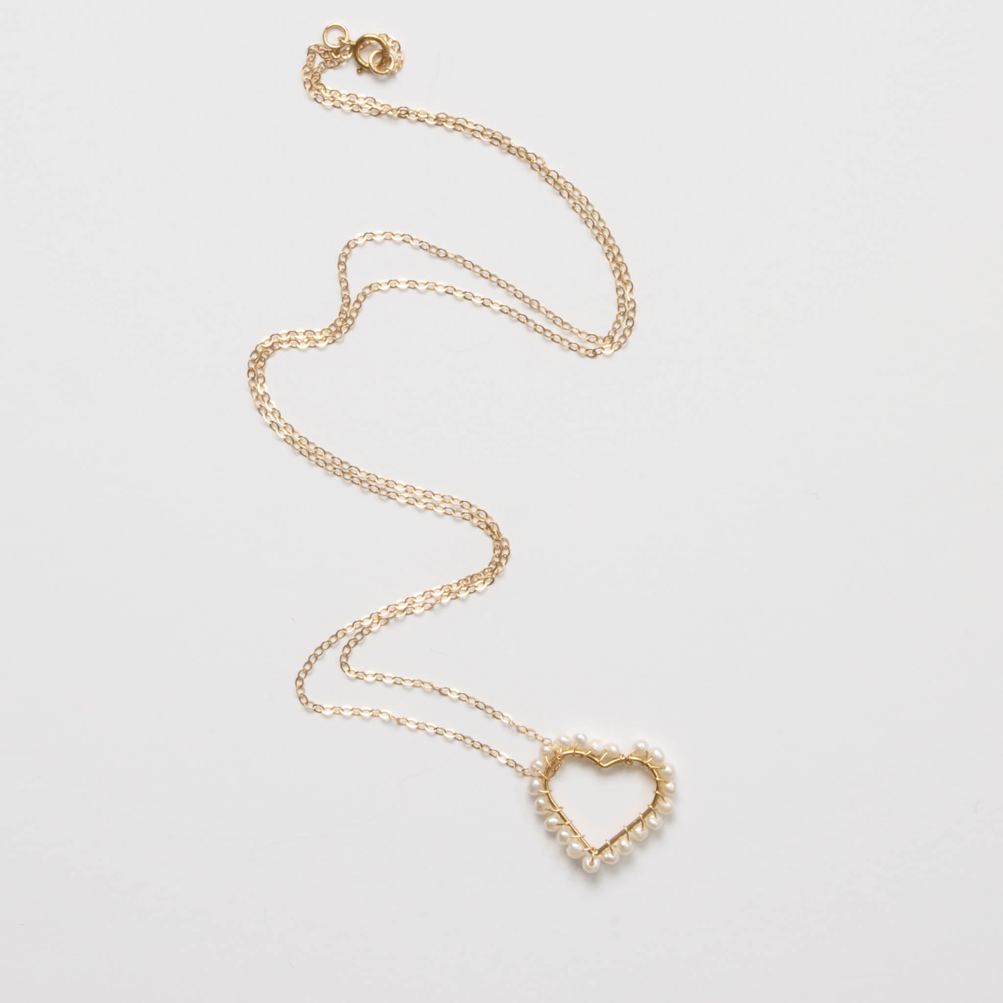 Love Me Necklace - Pearls & Gold
