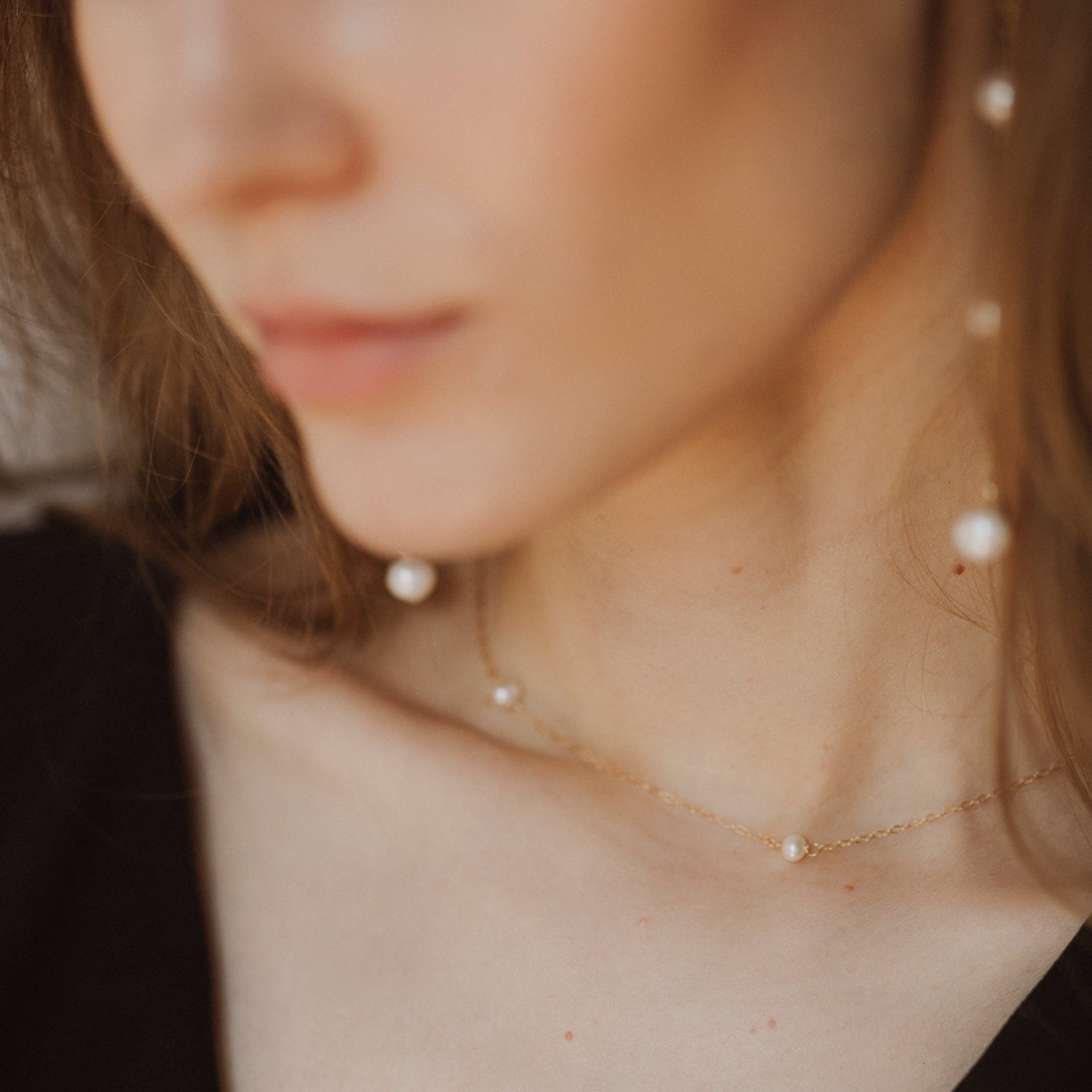 Stella Chain - Ivory Pearls & Gold